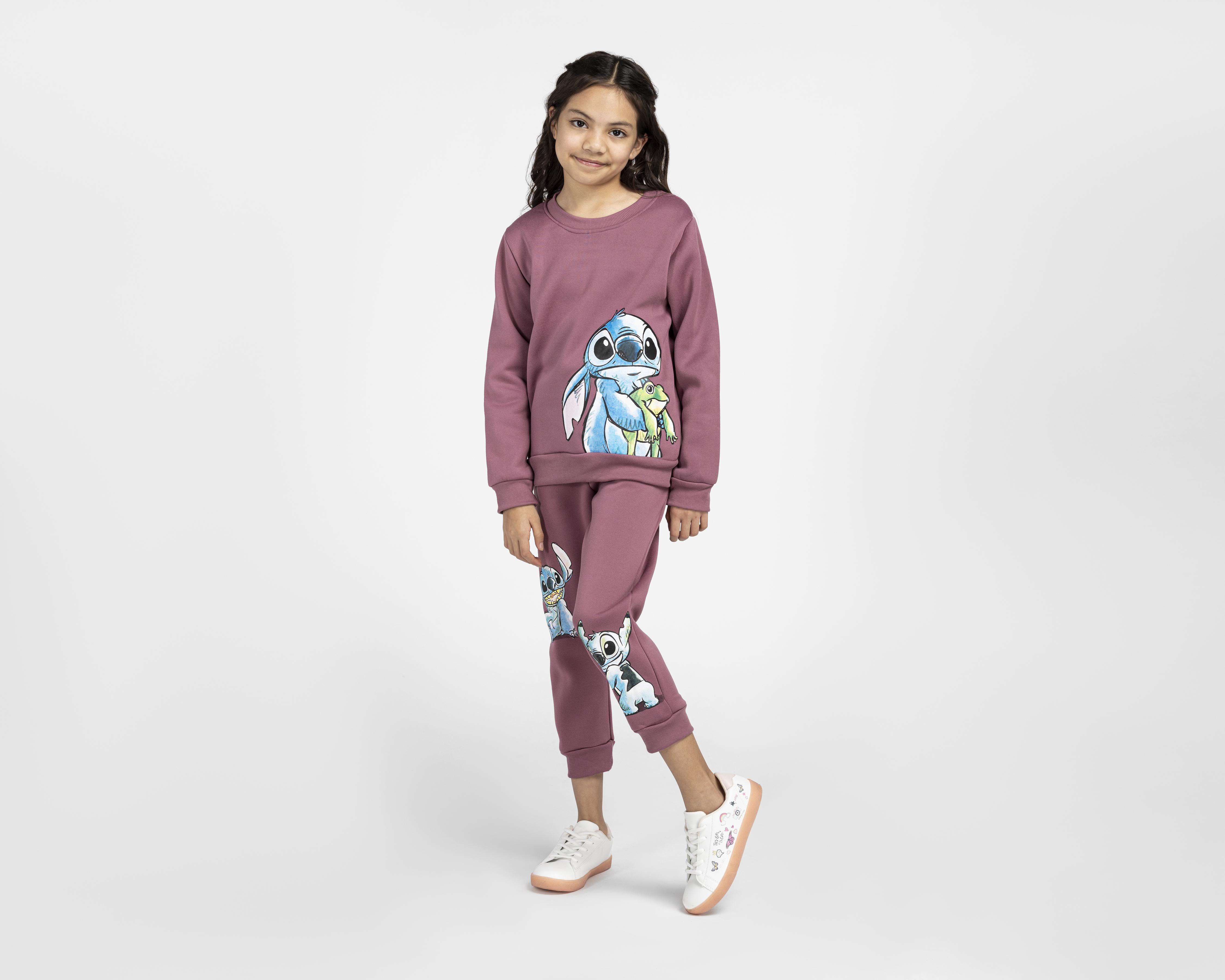 Conjunto con Sudadera Disney Lilo & Stitch para Niña 2 Piezas