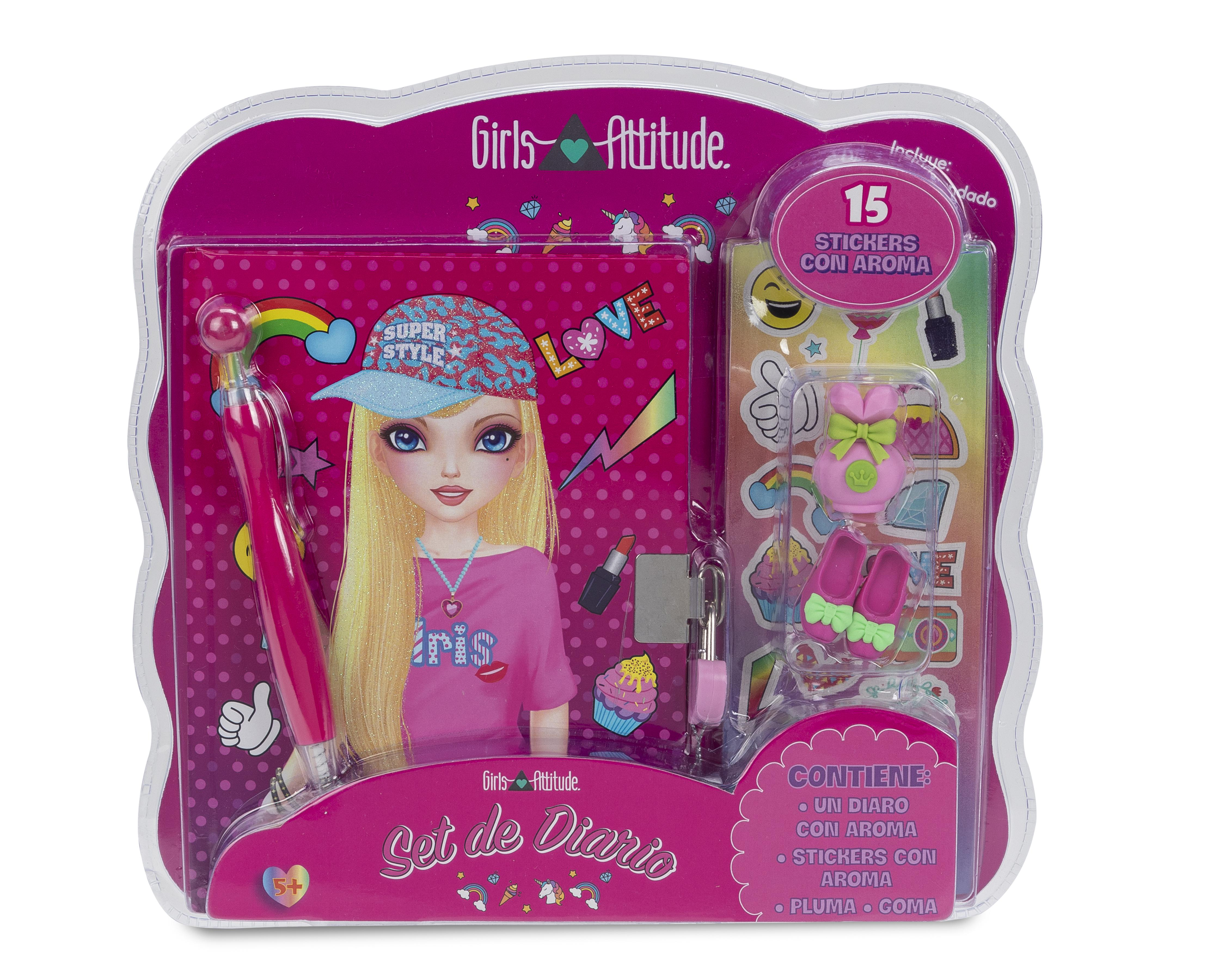 Foto 2 pulgar | Diario con Accesorios Girls Attitude