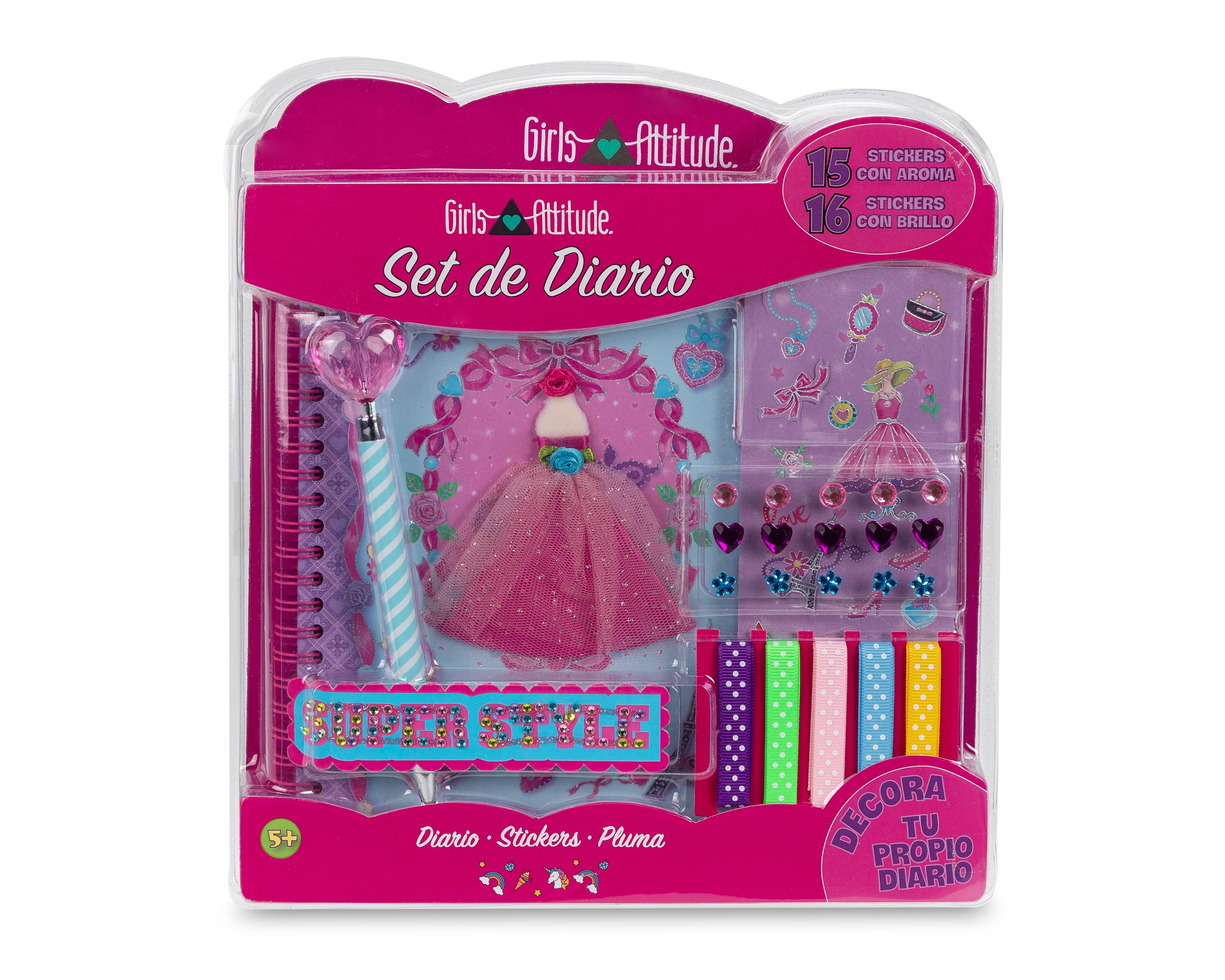 Diario con Accesorios Girls Attitude