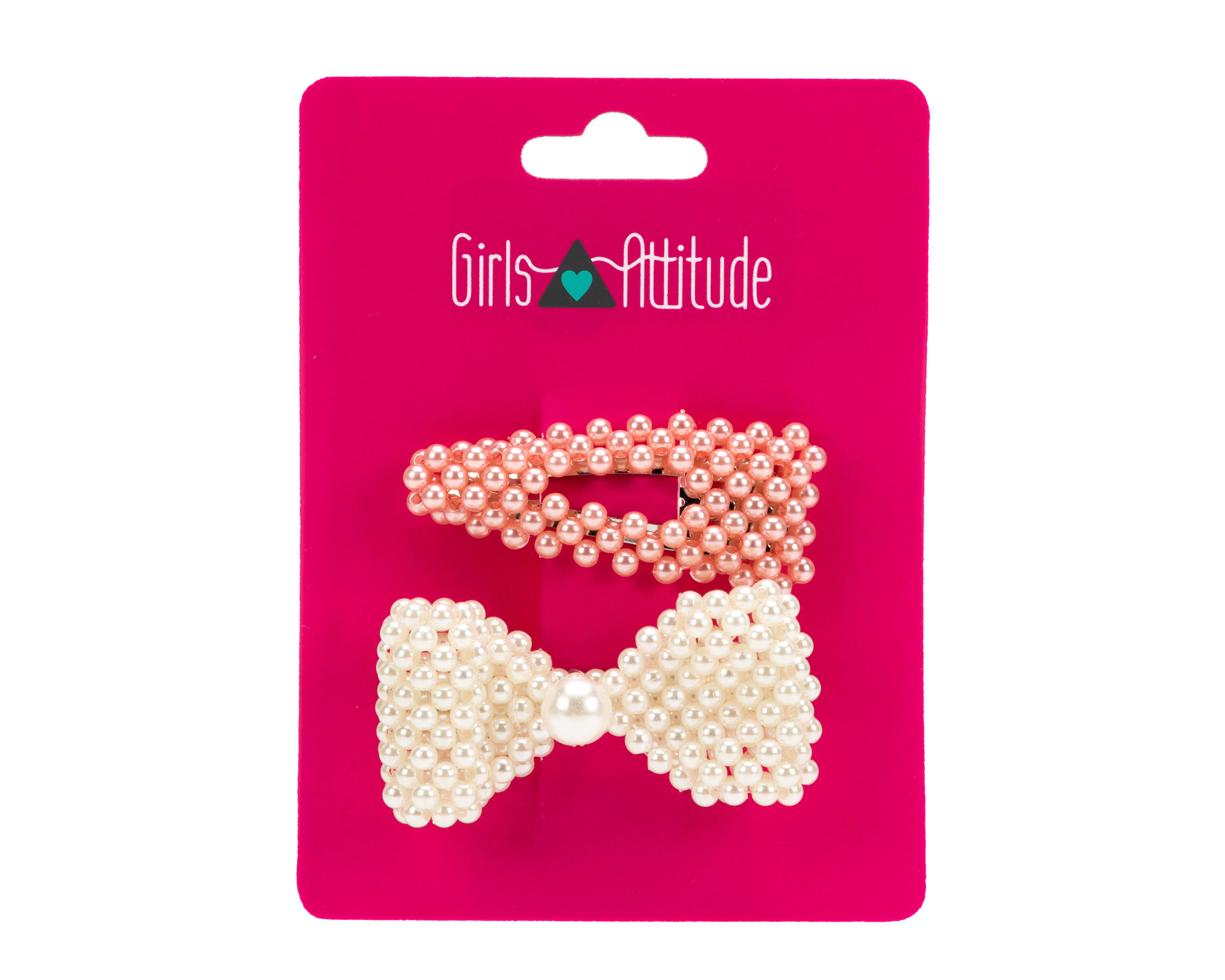 Broches para Cabello Girls Attitude 2 Piezas $80