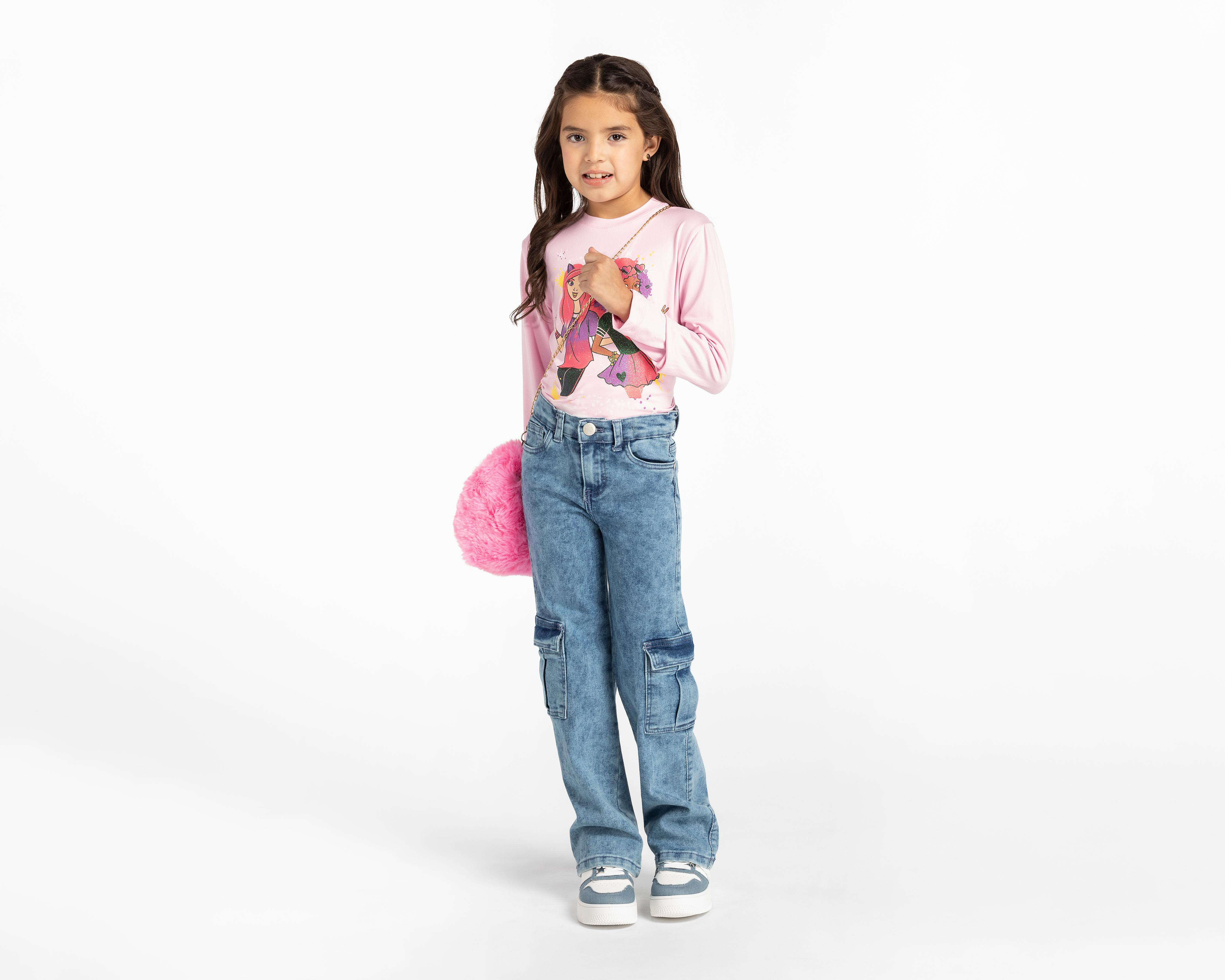 Foto 4 | Playera Girls Attitude para Niña 2 Piezas