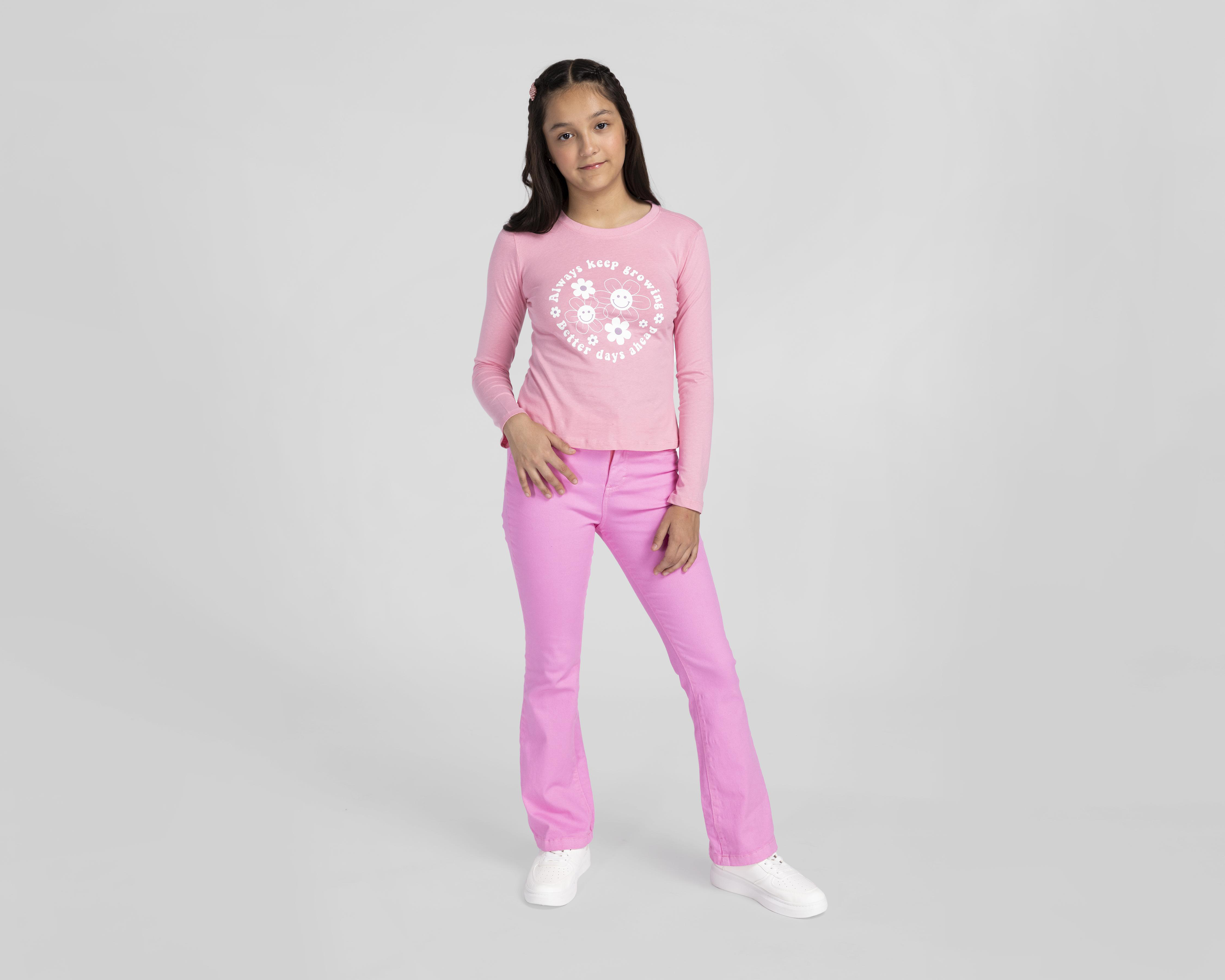 Foto 3 pulgar | Playera Girls Attitude Juvenil