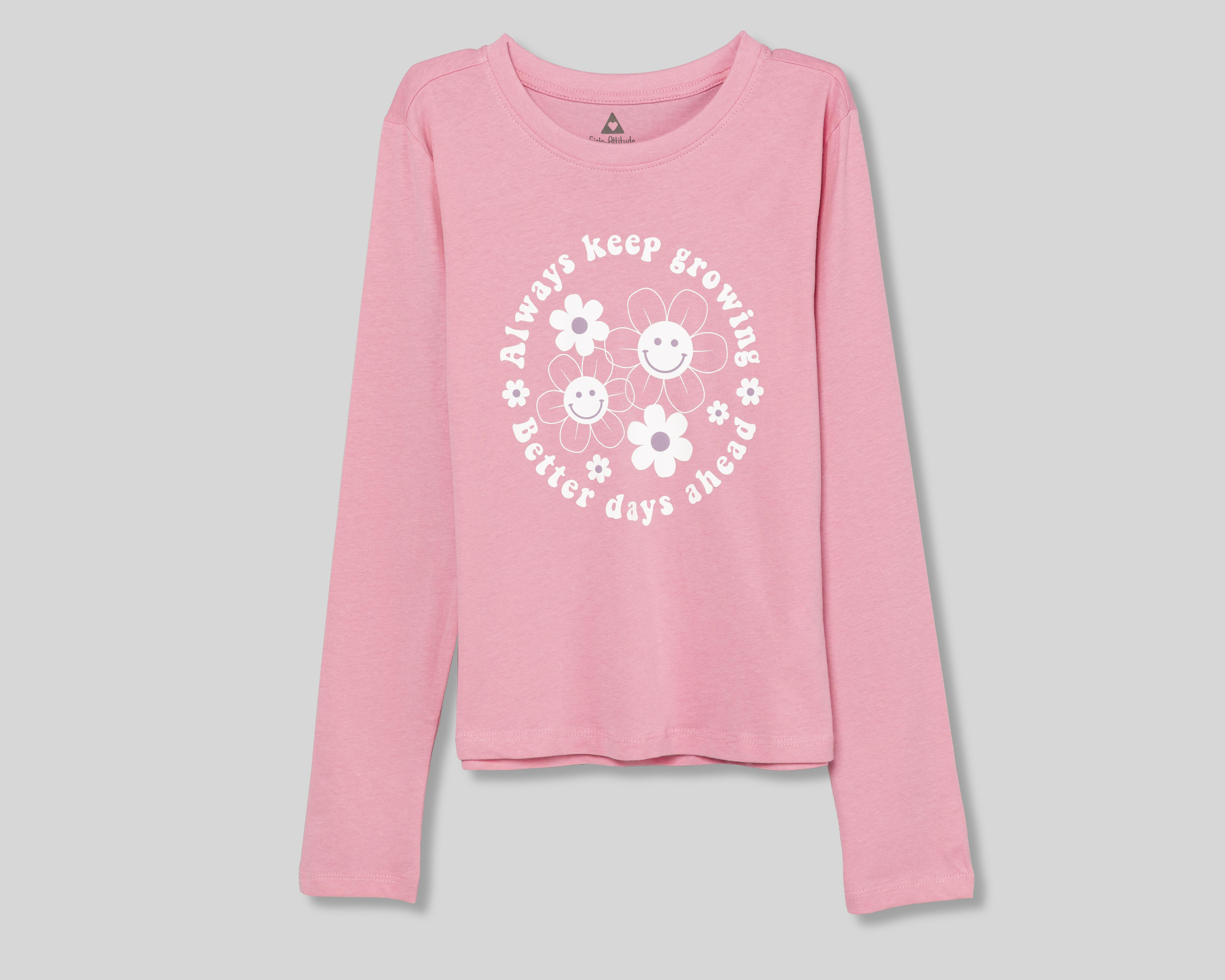 Foto 6 pulgar | Playera Girls Attitude Juvenil