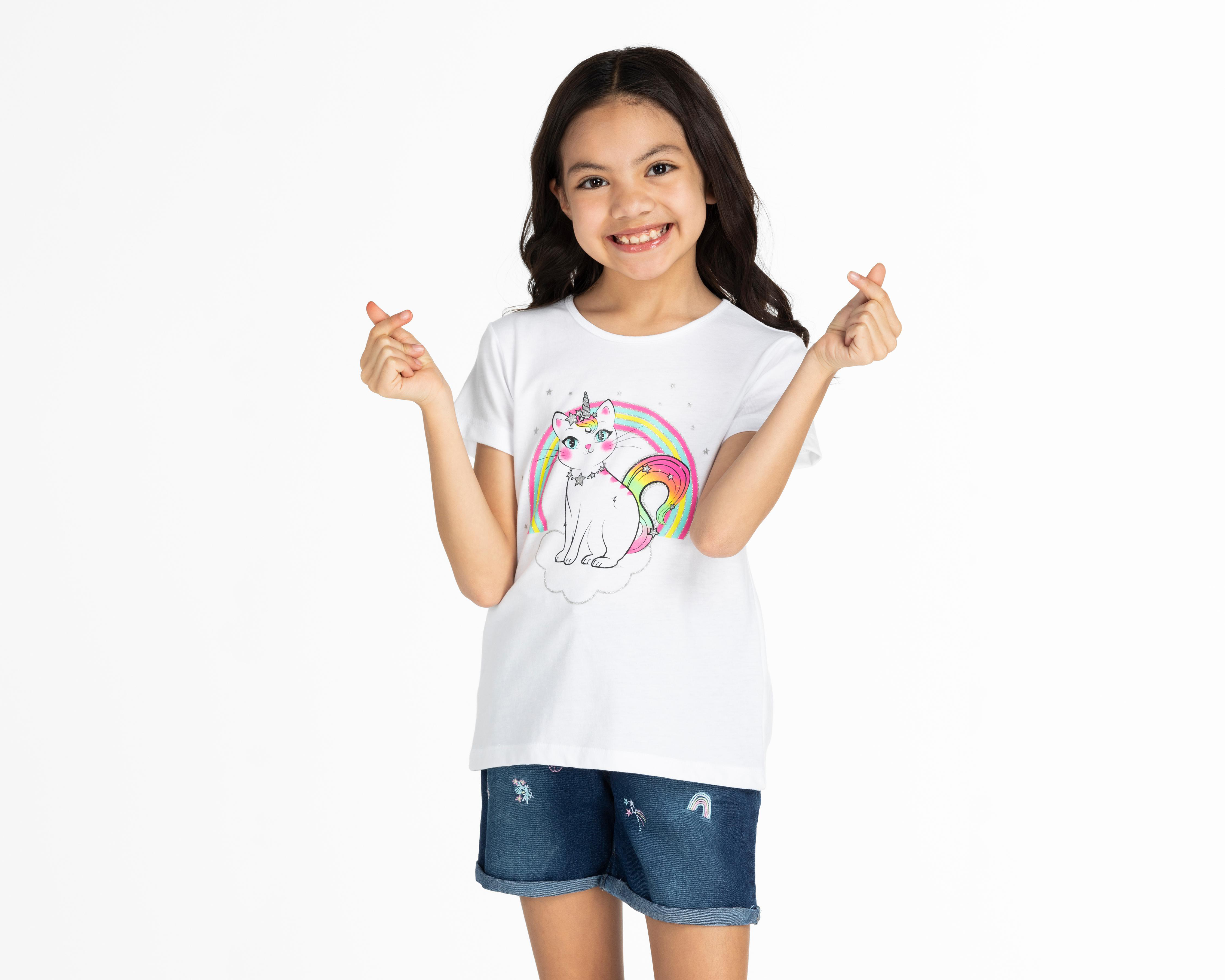 Playera Girls Attitude para Niña