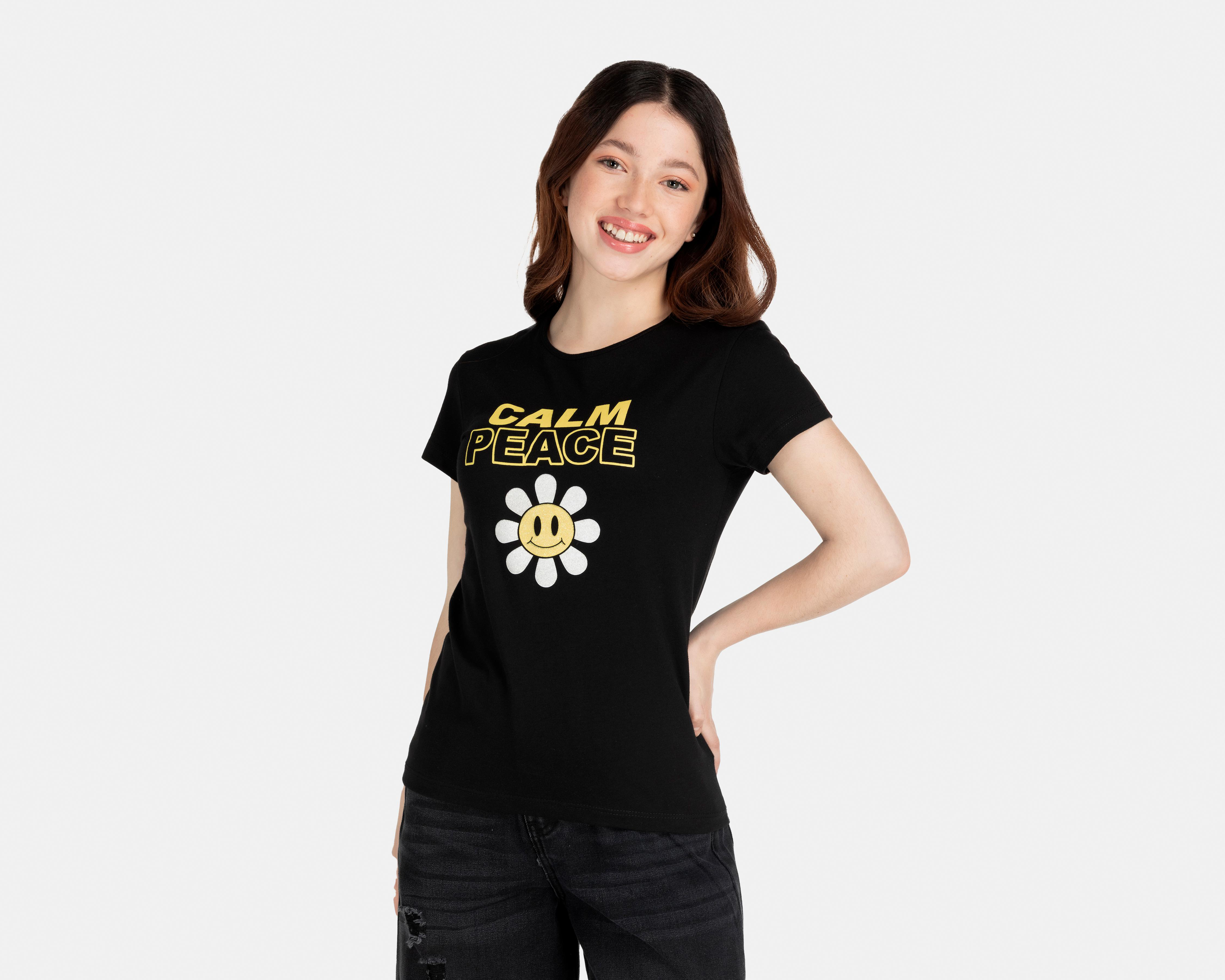 Foto 2 pulgar | Playera Girls Attitude Juvenil
