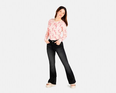 Foto 2 | Pantalón Girls Attitude Bootcut Juvenil