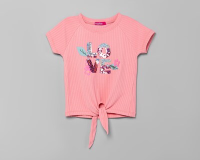 Foto 1 | Playera Girls Attitude Manga Corta Estampada para Niña