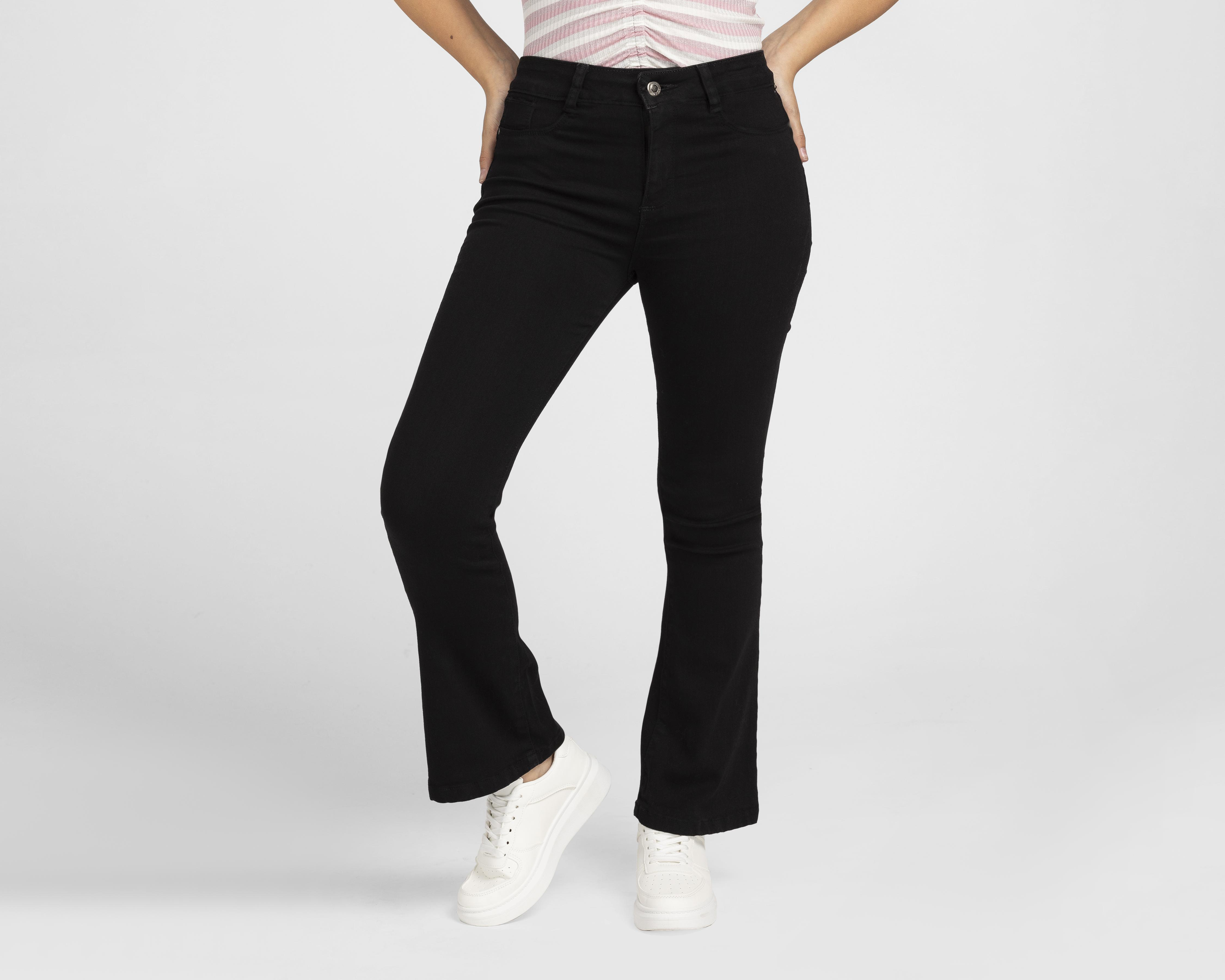 Jeans Refill Flare Fit Negros $329