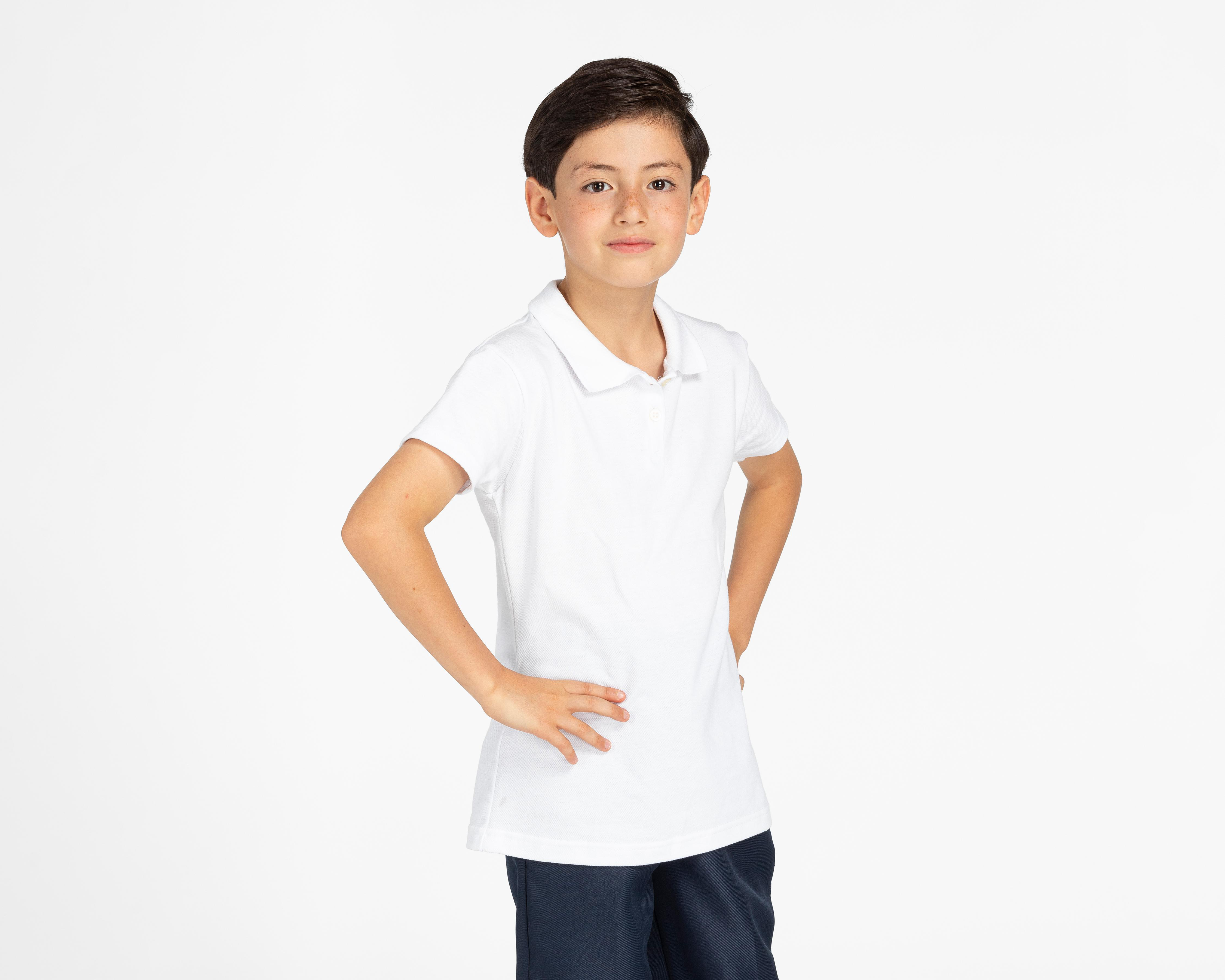 Playera Escolar Optima para Niña