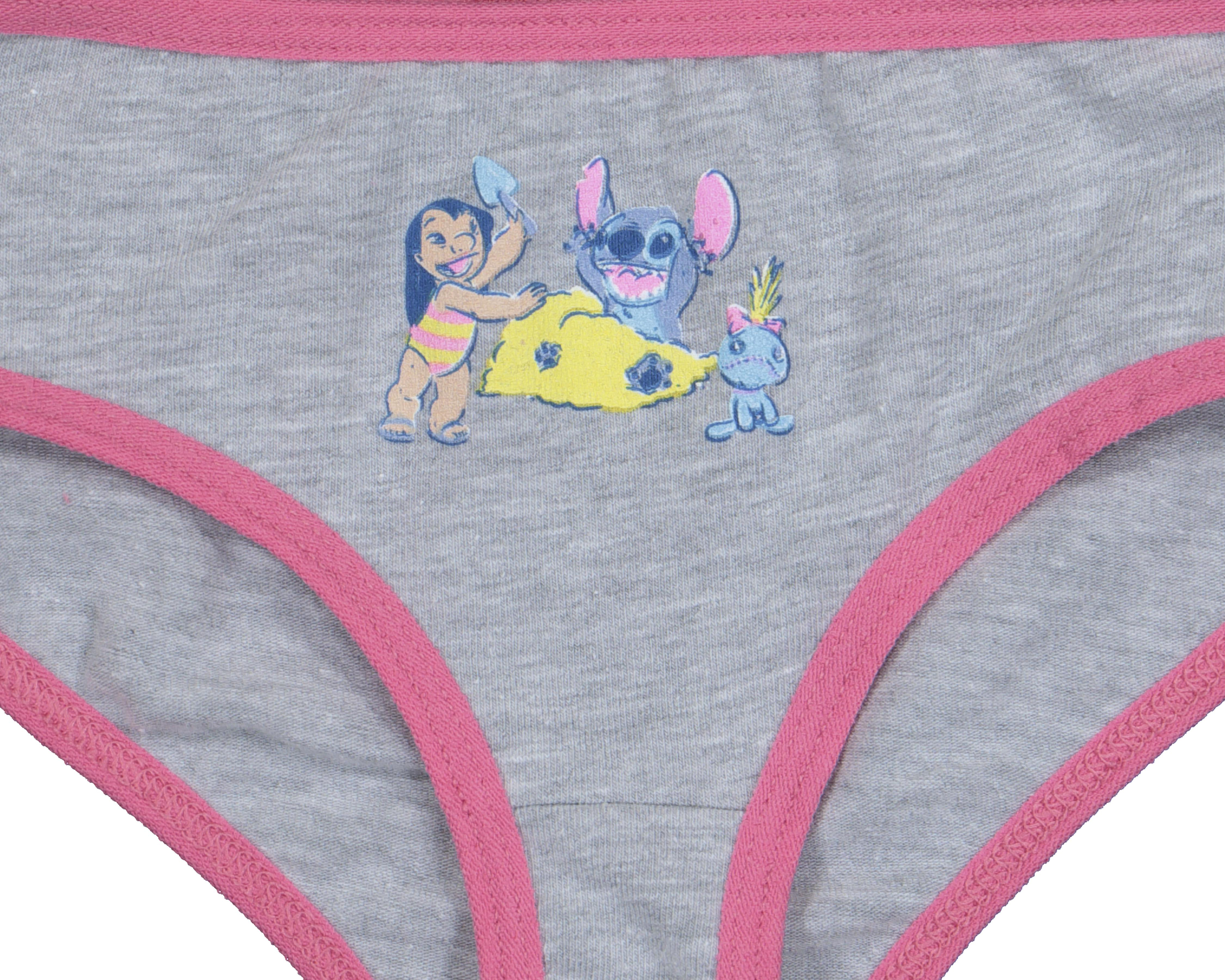 Foto 4 pulgar | Pantaleta Disney Lilo & Stitch para Niña 3 Piezas