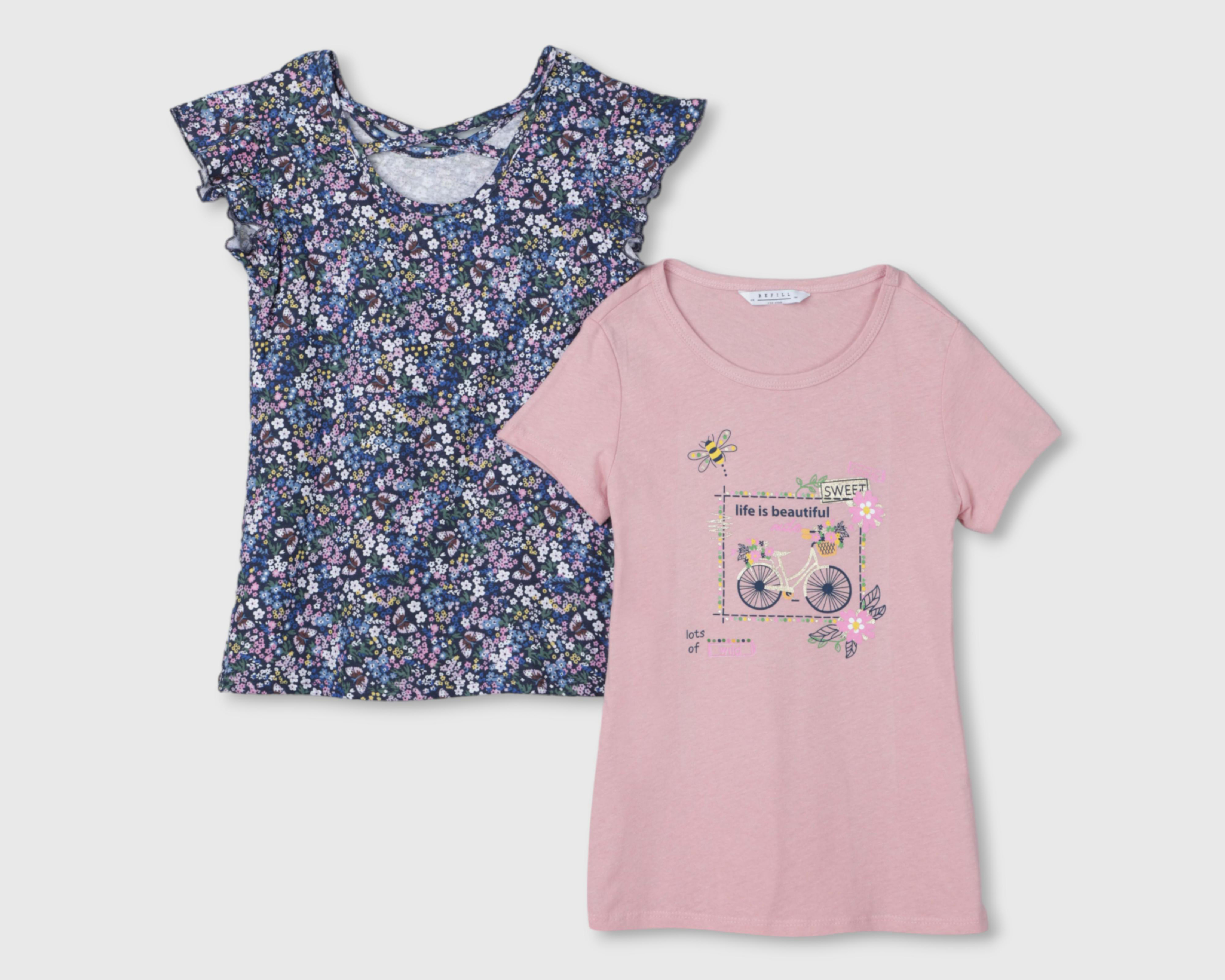 Playera Refill para Niña 2 Piezas