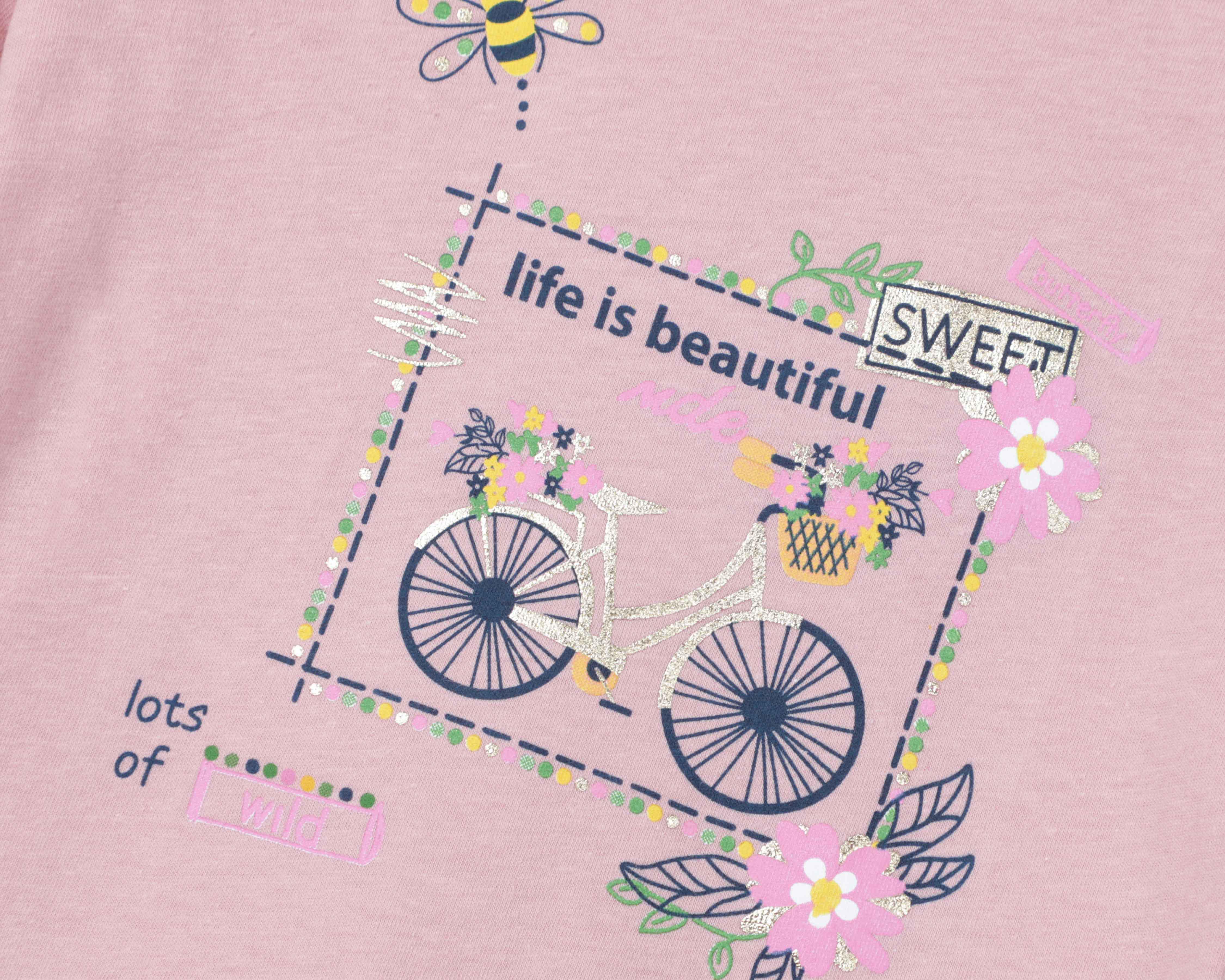 Foto 4 pulgar | Playera Refill para Niña 2 Piezas