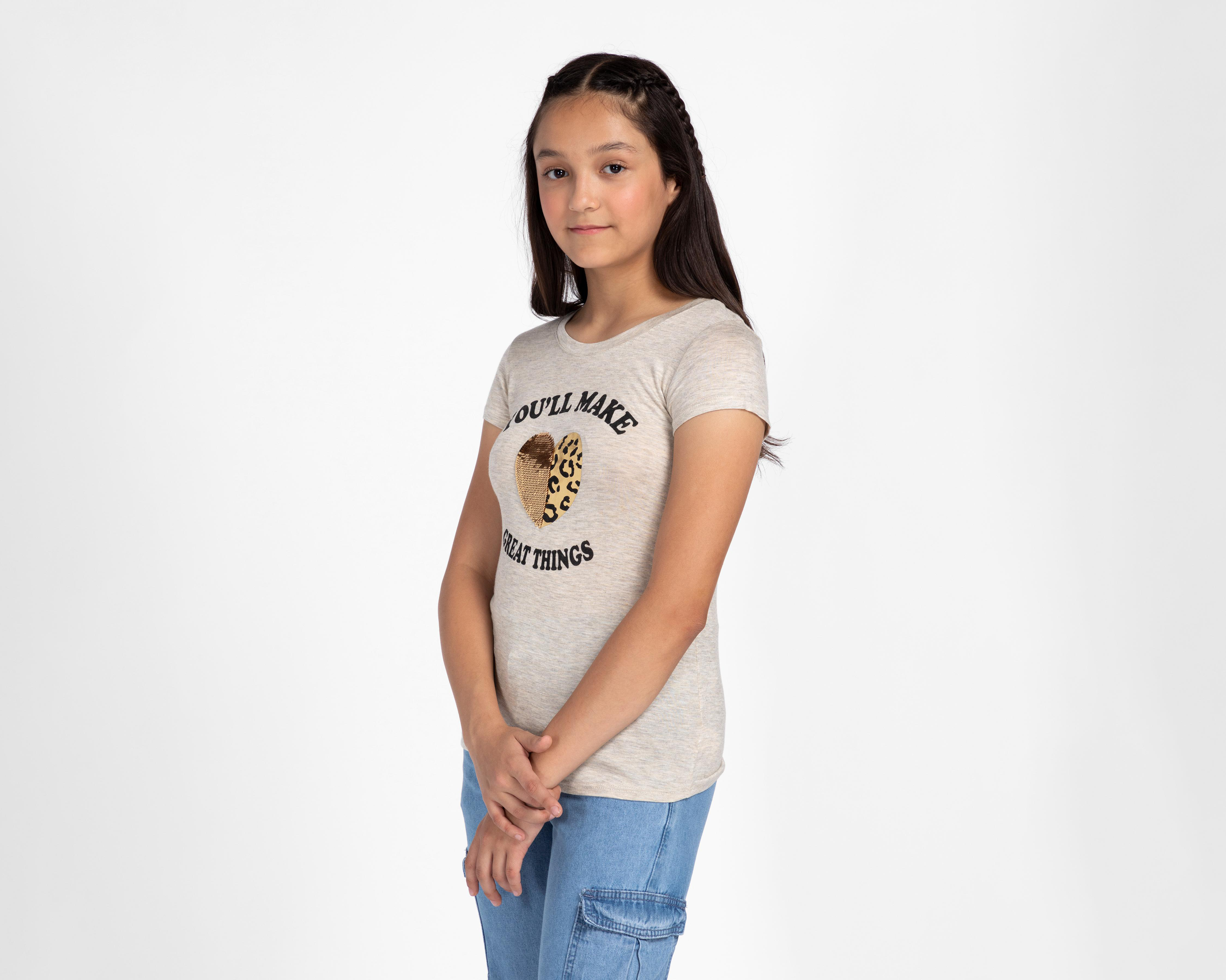 Foto 2 pulgar | Playera Girls Attitude Juvenil