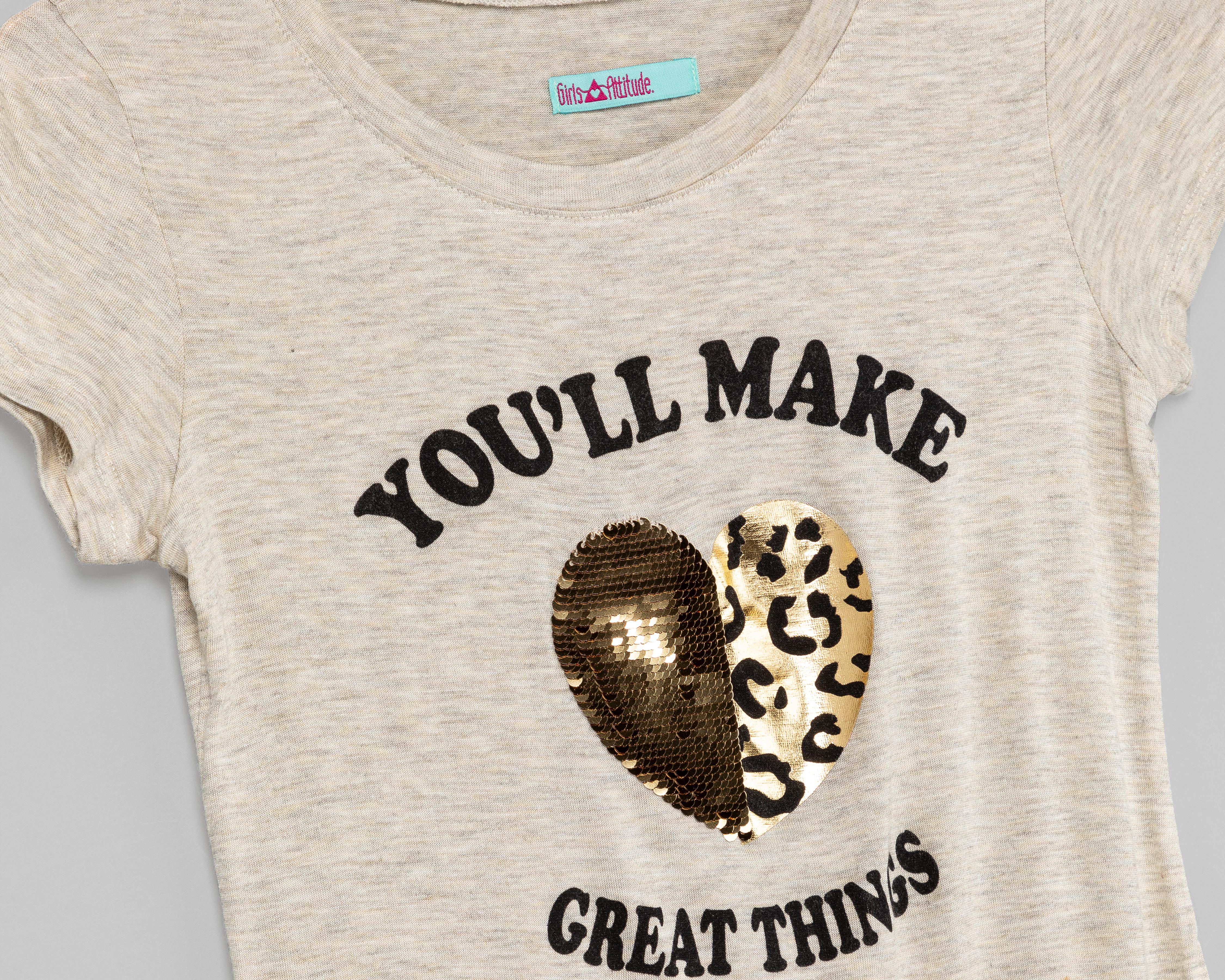 Foto 7 pulgar | Playera Girls Attitude Juvenil