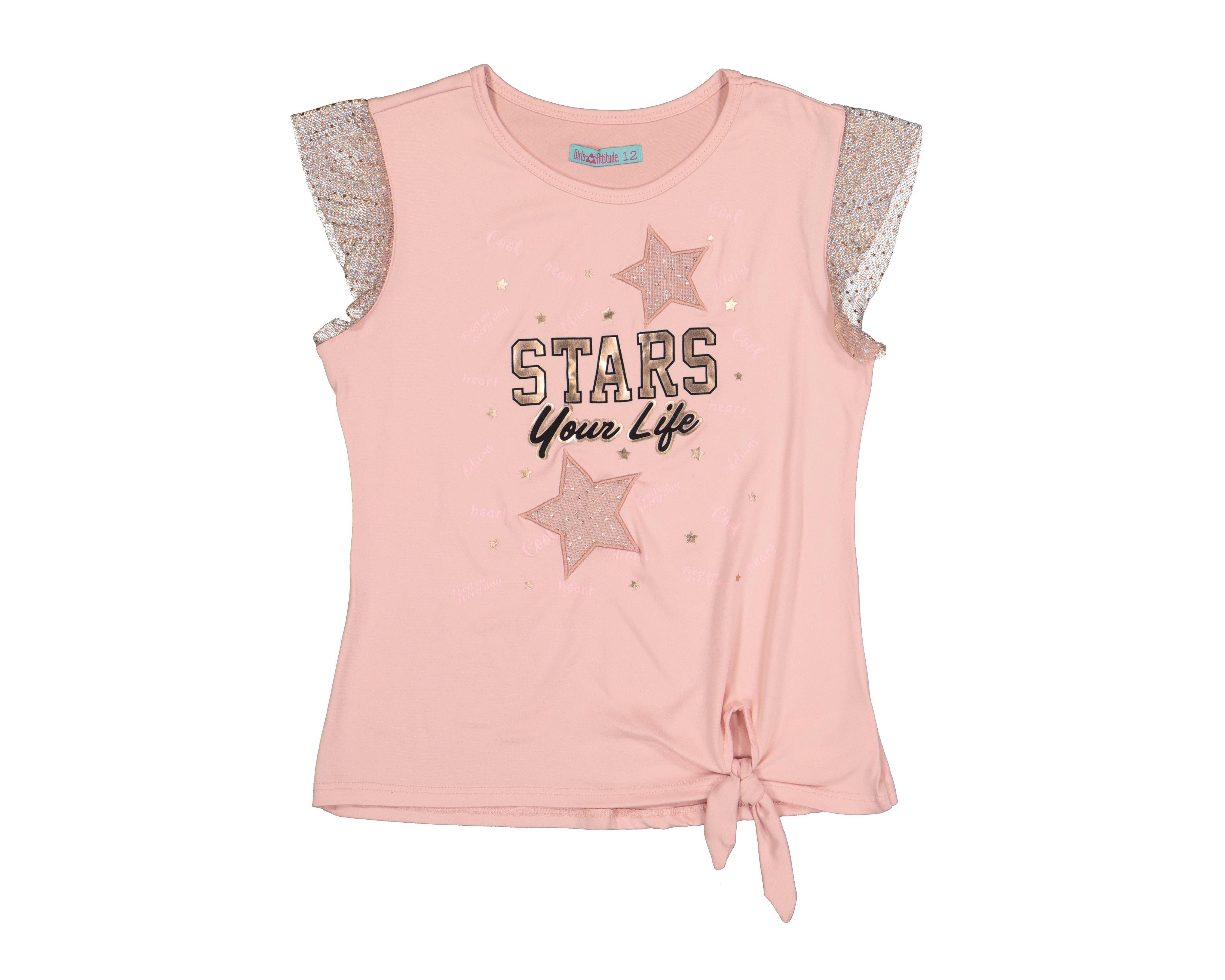 Foto 2 pulgar | Playera Girls Attitude Juvenil