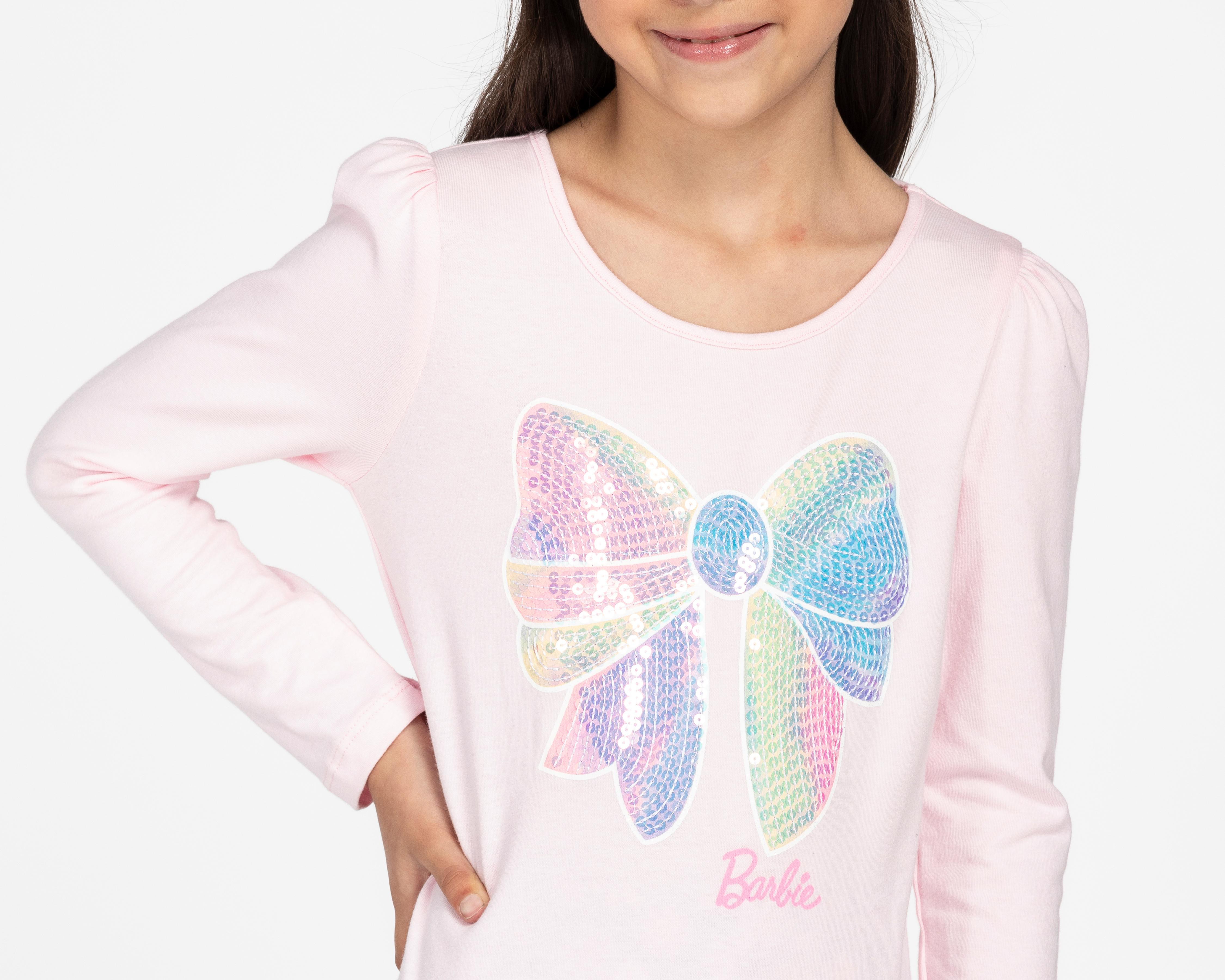 Foto 5 pulgar | Blusa Barbie para Niña