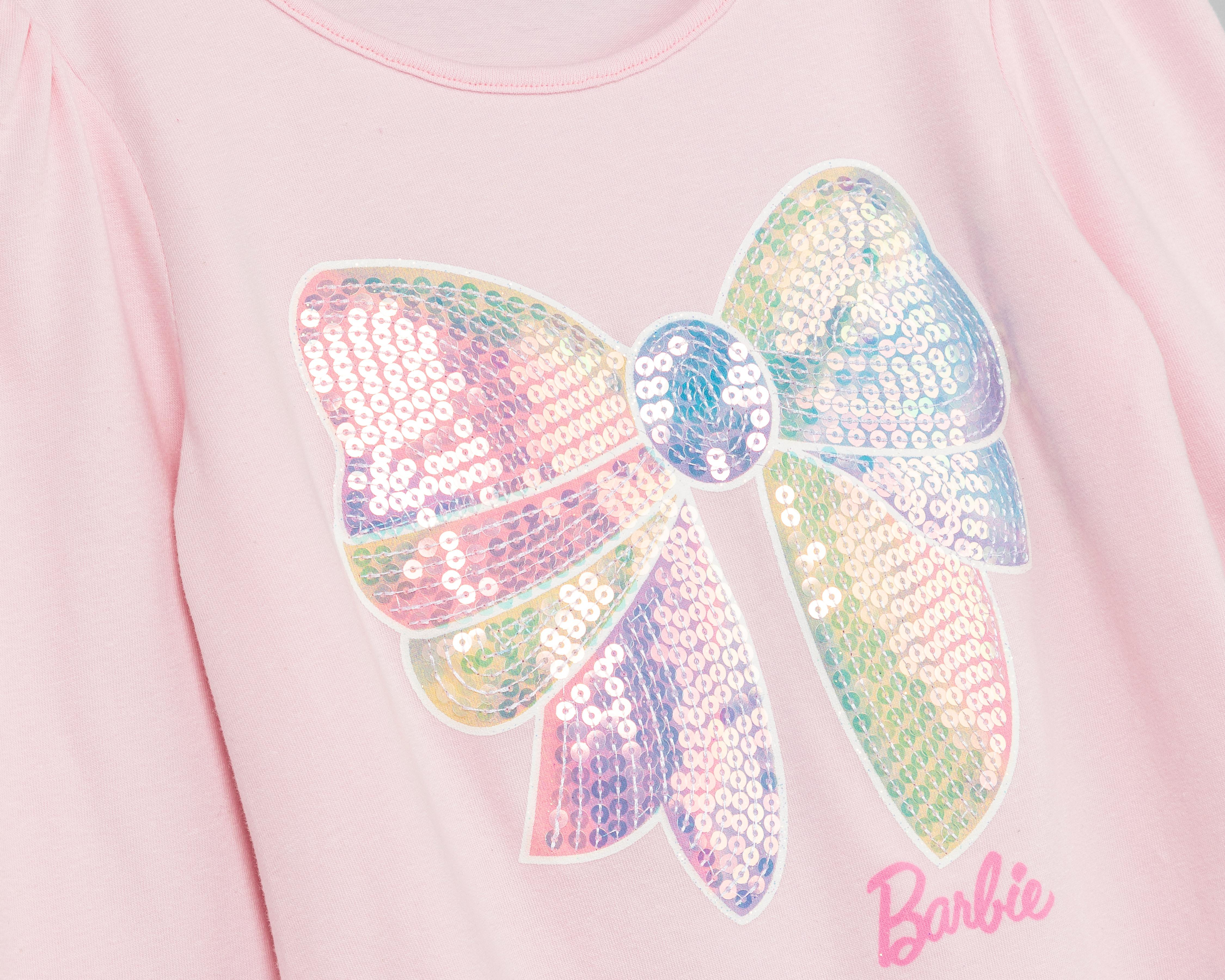 Foto 7 pulgar | Blusa Barbie para Niña