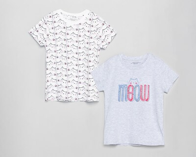Foto 1 | Playera Refill para Niña 2 Piezas