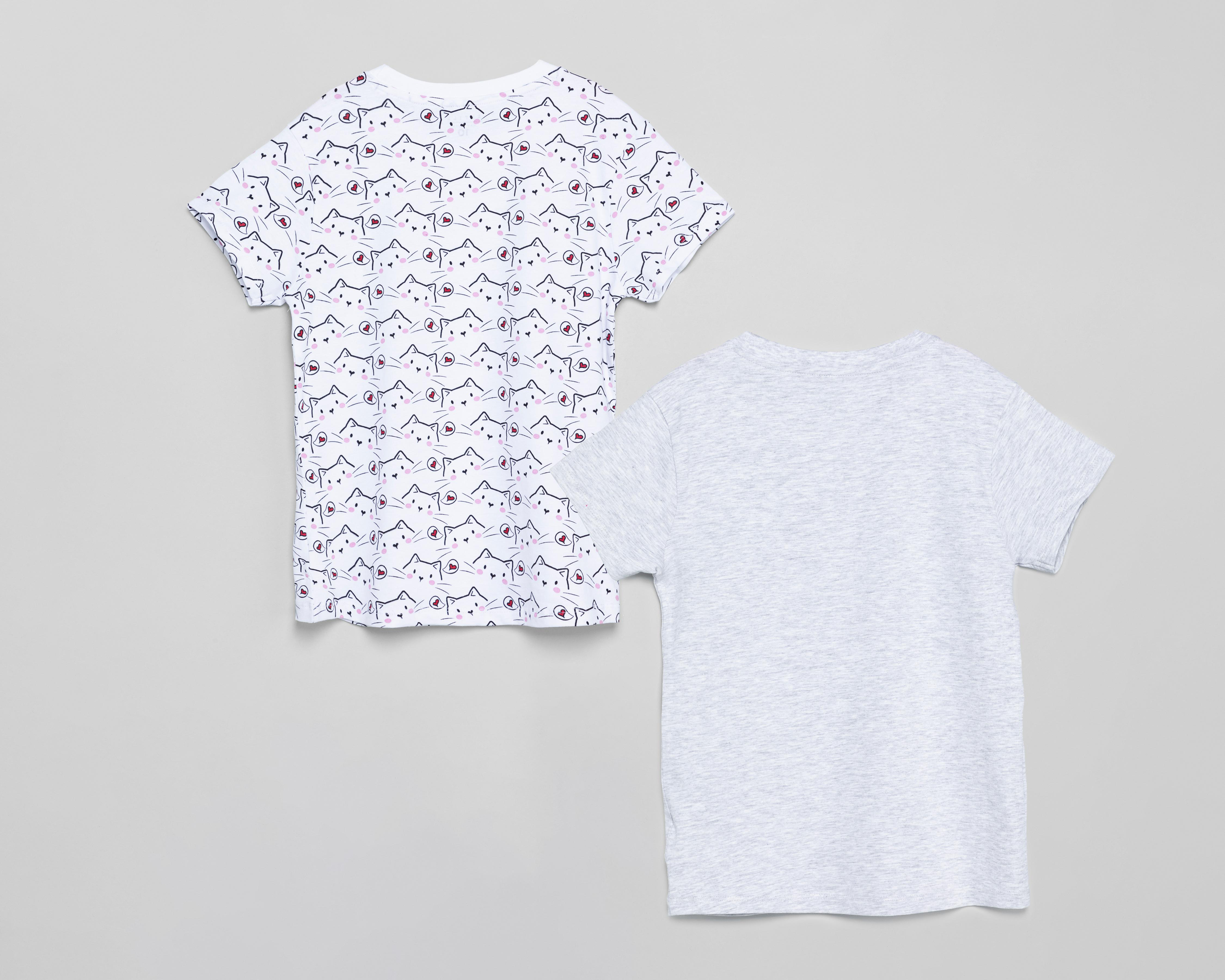 Foto 3 pulgar | Playera Refill para Niña 2 Piezas