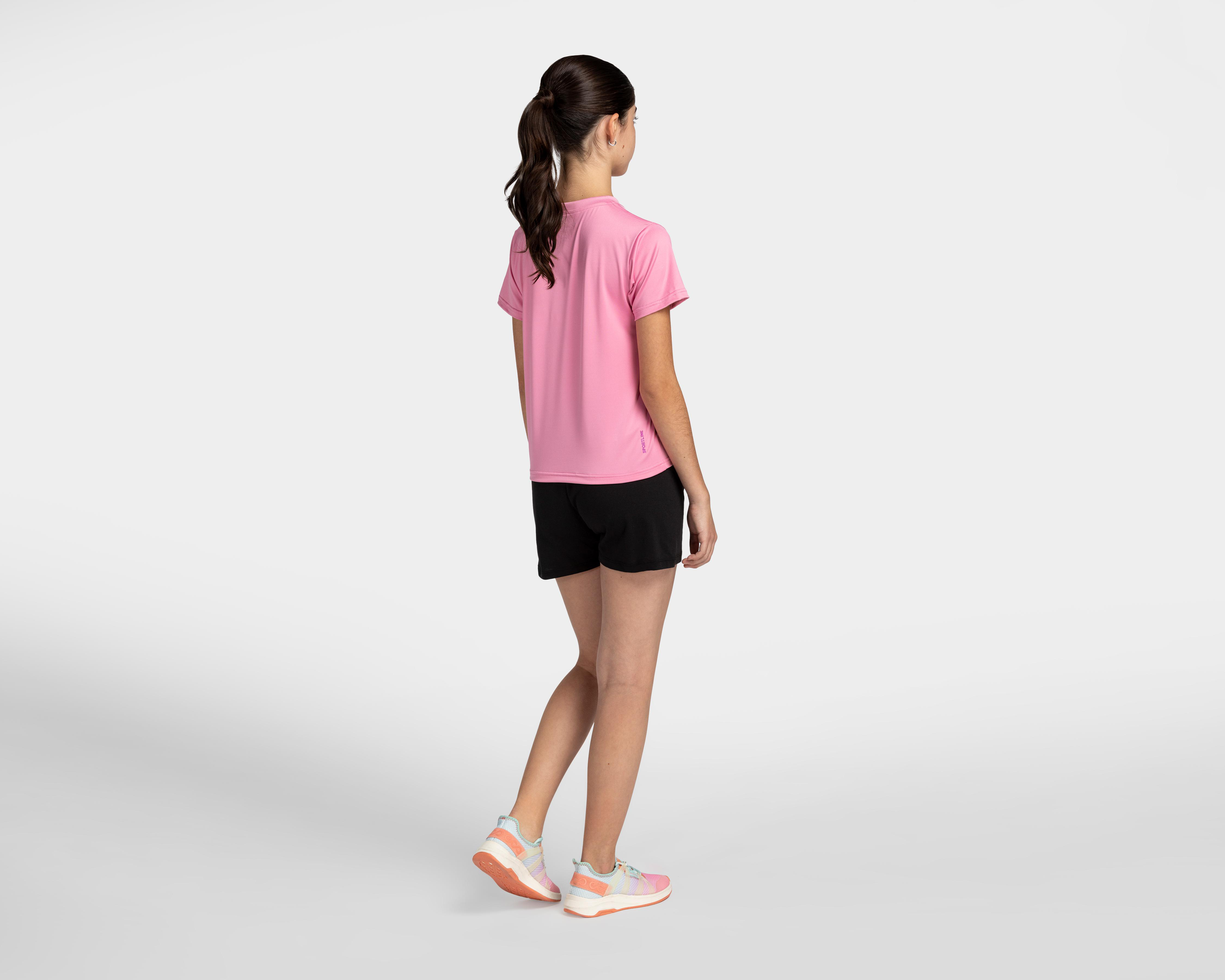 Foto 4 pulgar | Playera Sportline Manga Corta Estampada para Niña