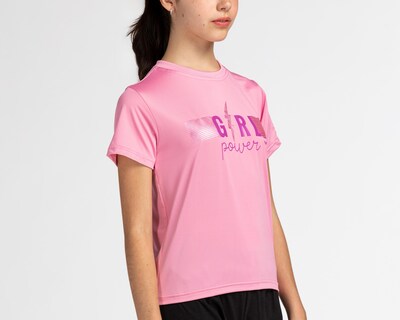 Foto 4 | Playera Sportline Manga Corta Estampada para Niña