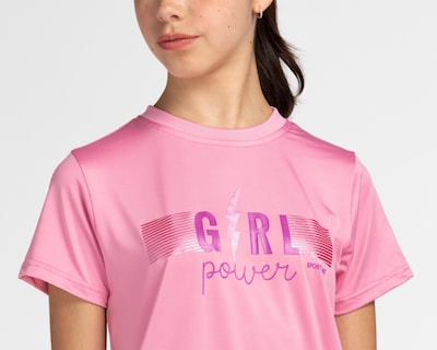 Foto 5 | Playera Sportline Manga Corta Estampada para Niña