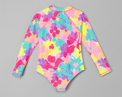 Foto 2 | Traje de Baño Rio Beach Estampado Floral para Niña 2 Piezas