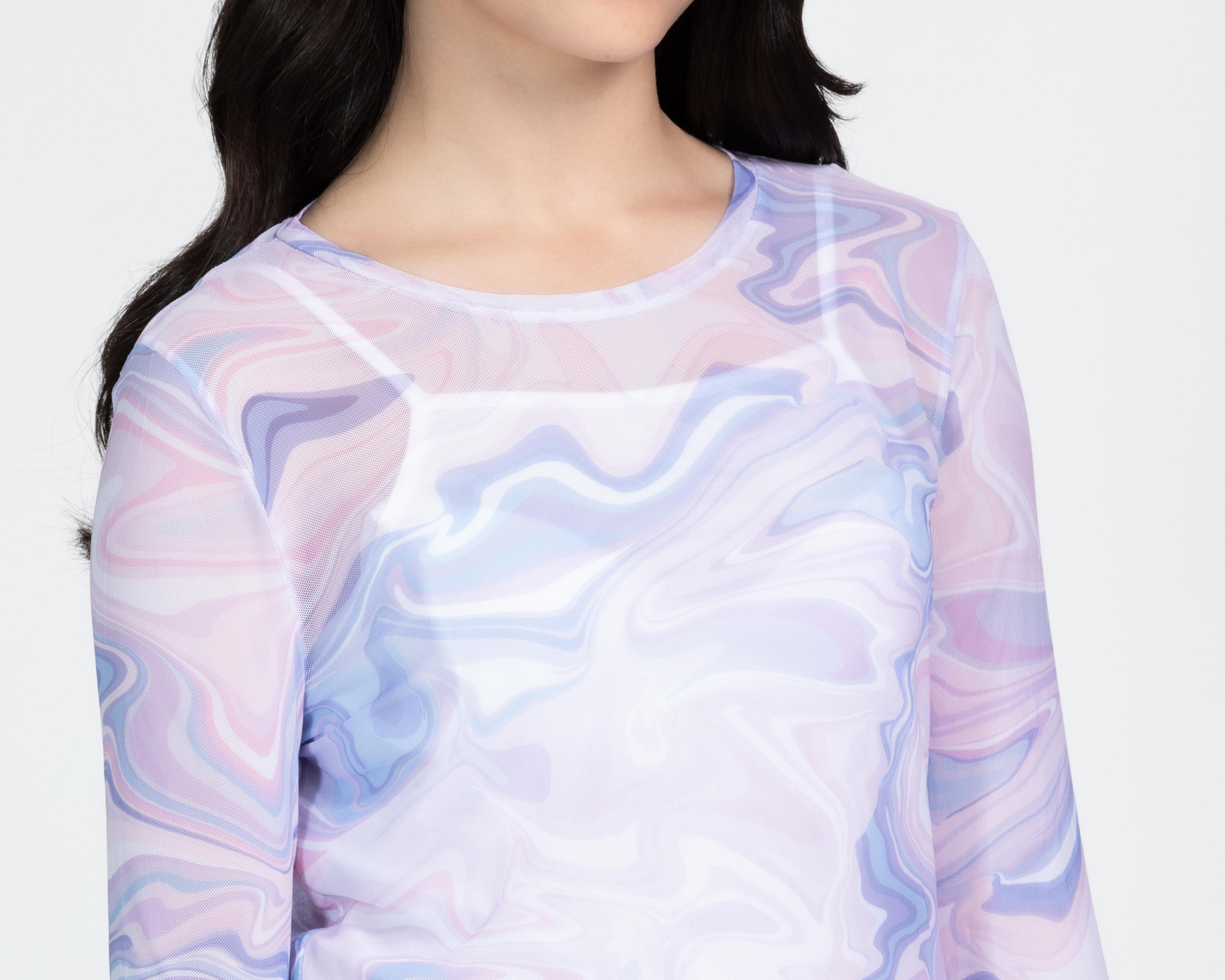 Foto 4 | Blusa Girls Attitude Manga Larga Tie-Dye para Niña