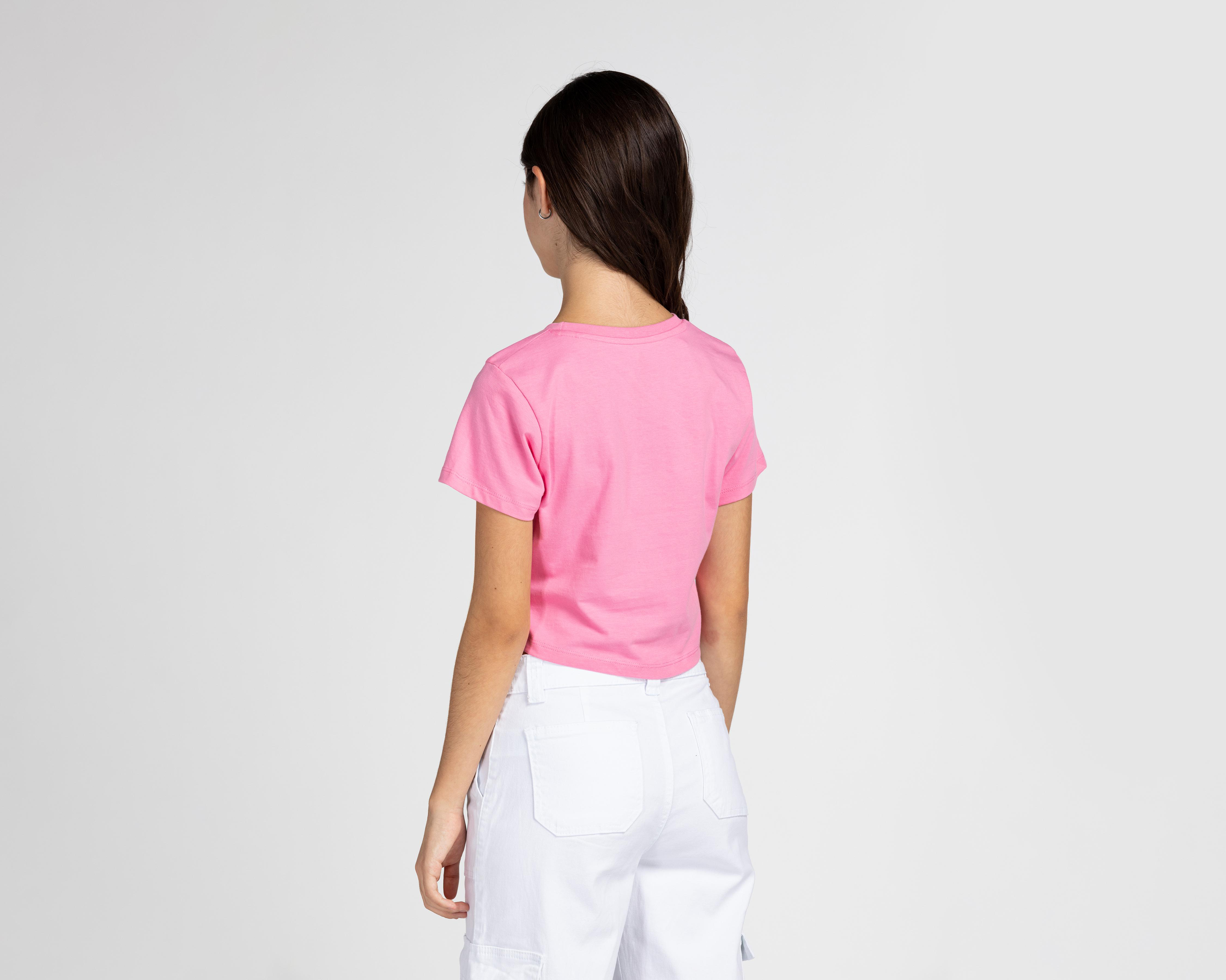 Foto 4 pulgar | Playera Girls Attitude Manga Corta Juvenil