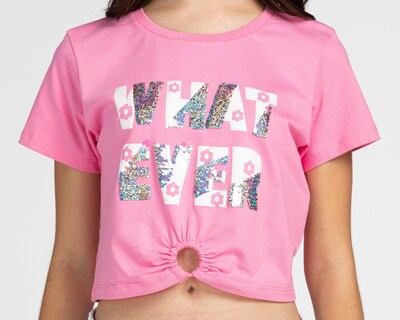 Foto 4 | Playera Girls Attitude Manga Corta Juvenil