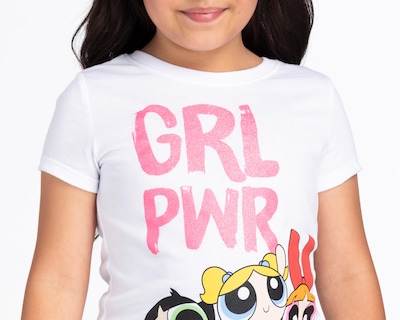 Foto 4 | Playera Las Chicas Superpoderosas Manga Corta Estampada para Niña