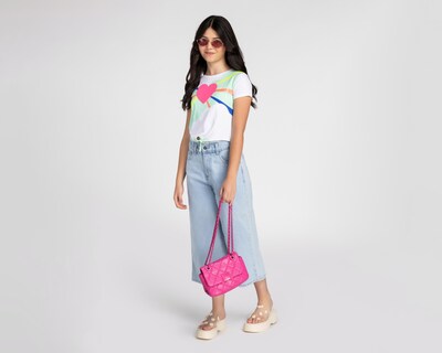 Foto 3 | Playera Girls Attitude Manga Corta Estampada para Niña