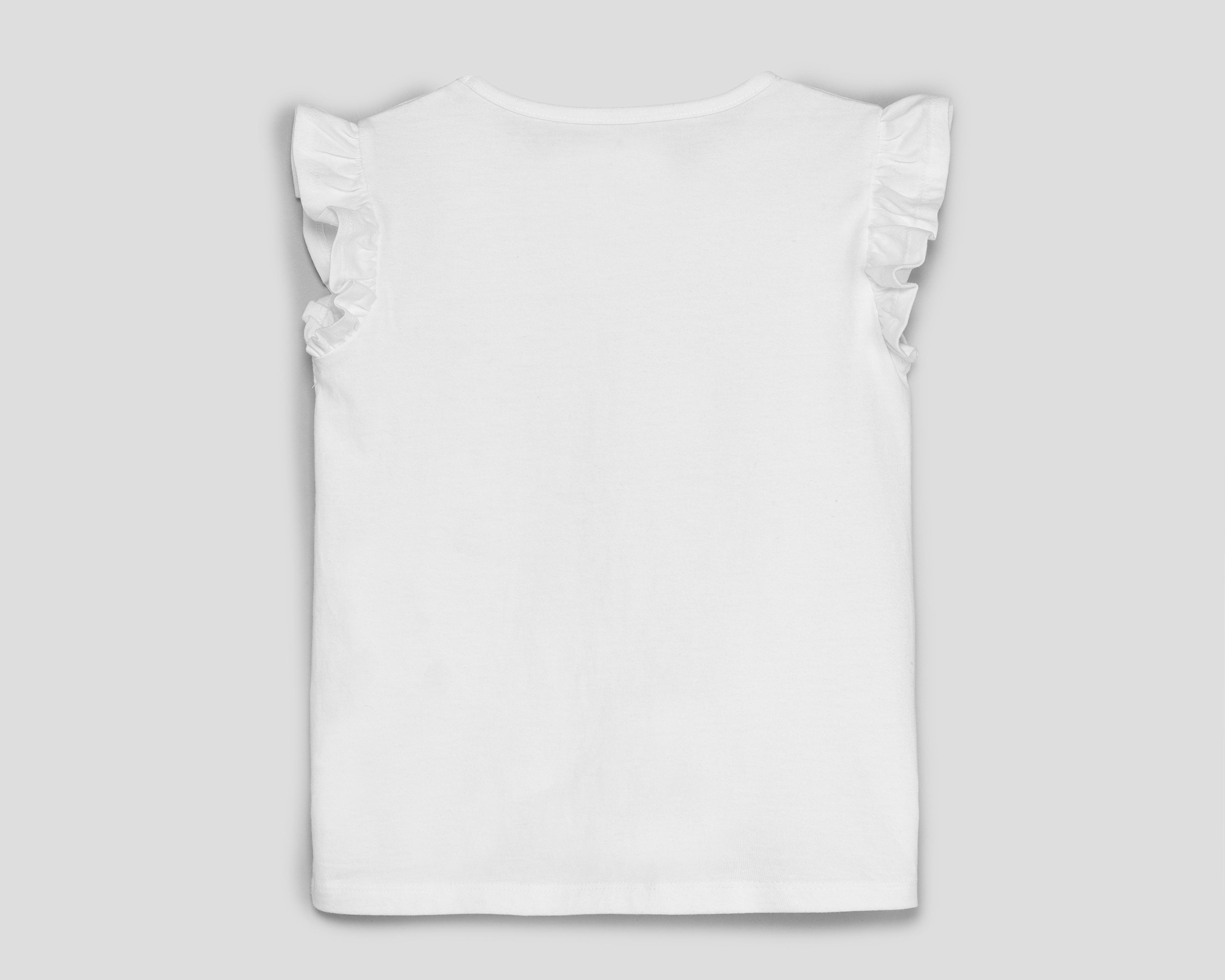 Foto 2 | Playera Girls Attitude sin Mangas Estampado para Niña