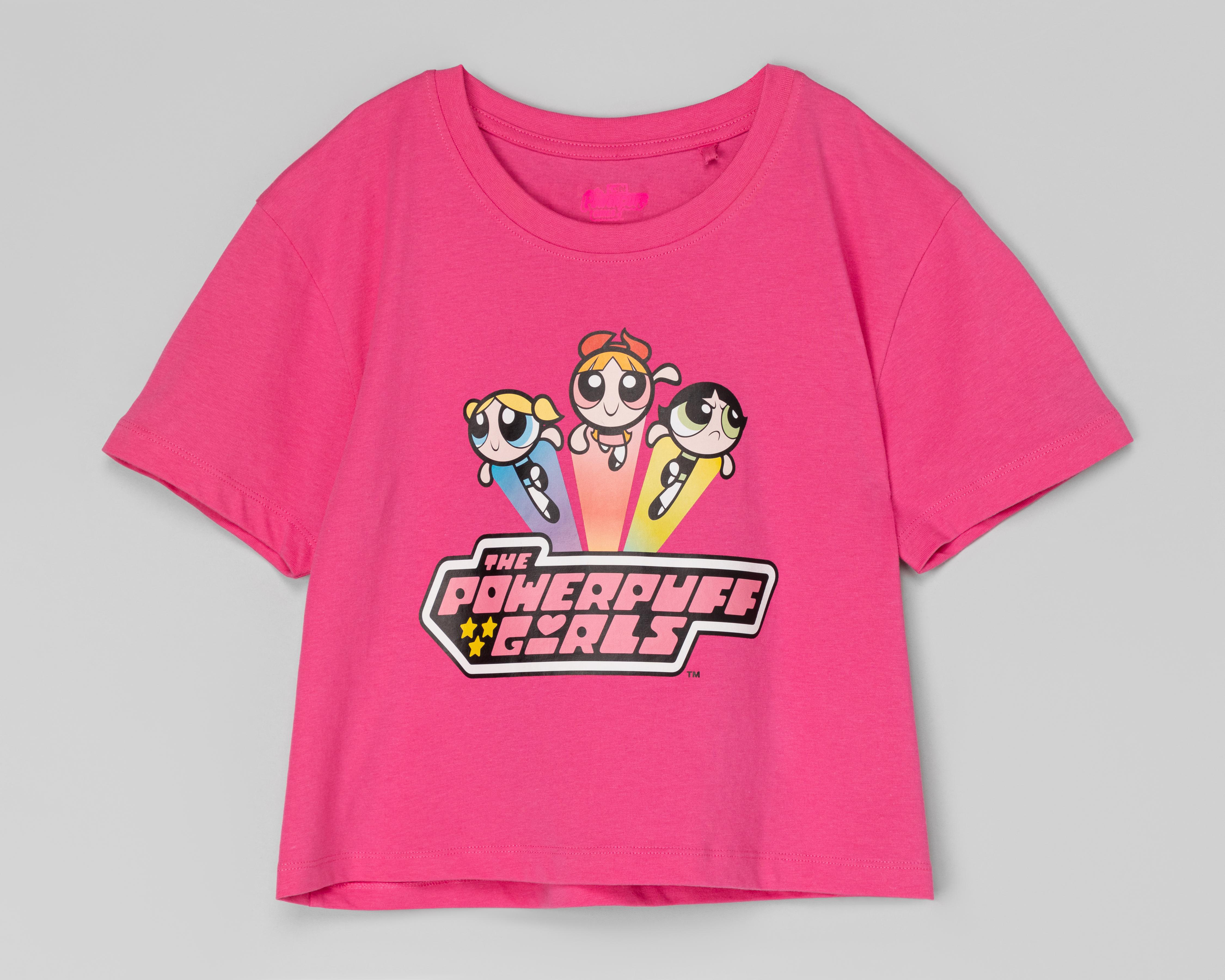 Foto 2 pulgar | Playera The Powerpuff Girls Manga Corta Estampada Juvenil