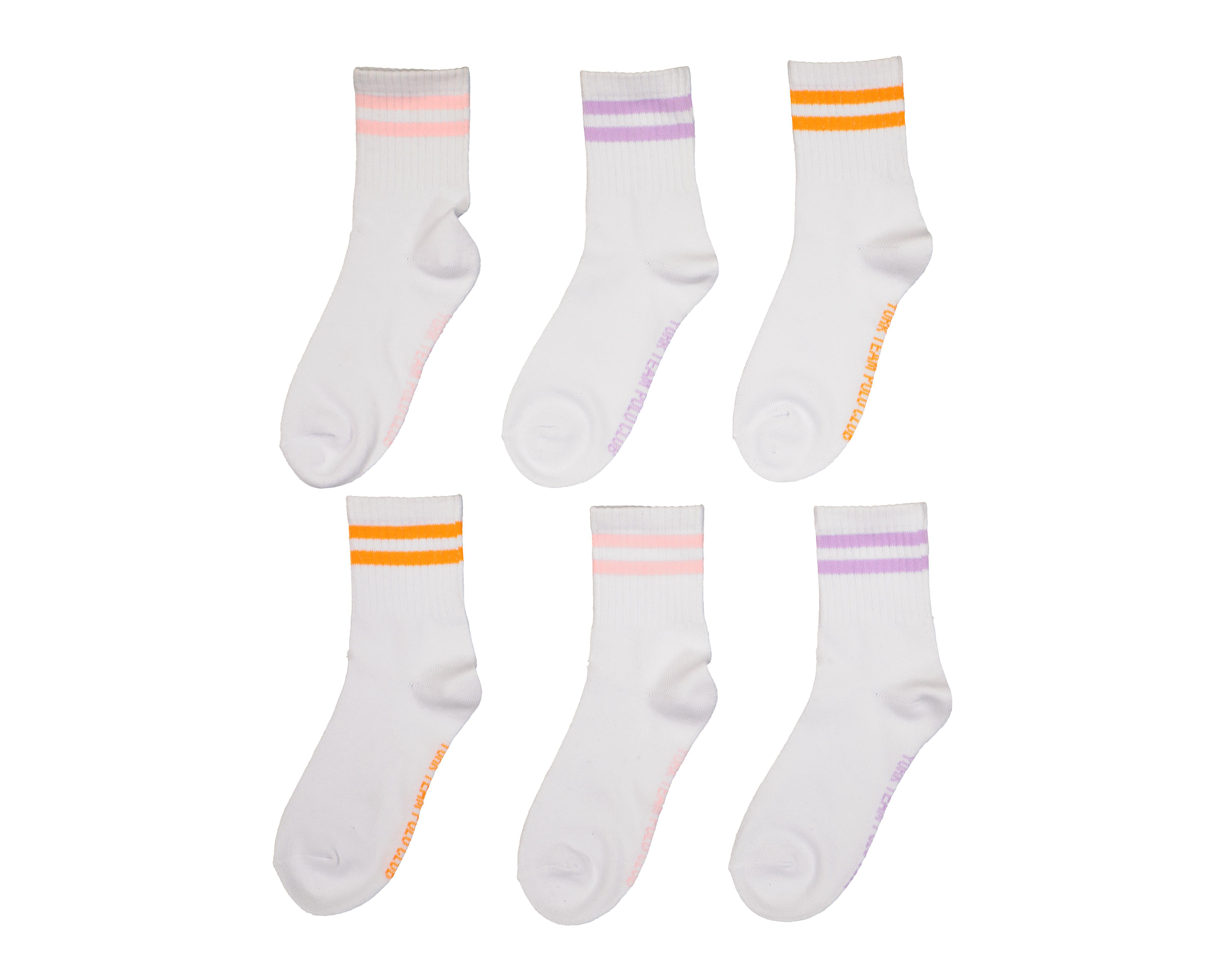 Calcetas Tobilleras York Team Polo Club para Niña 6 Pares $119