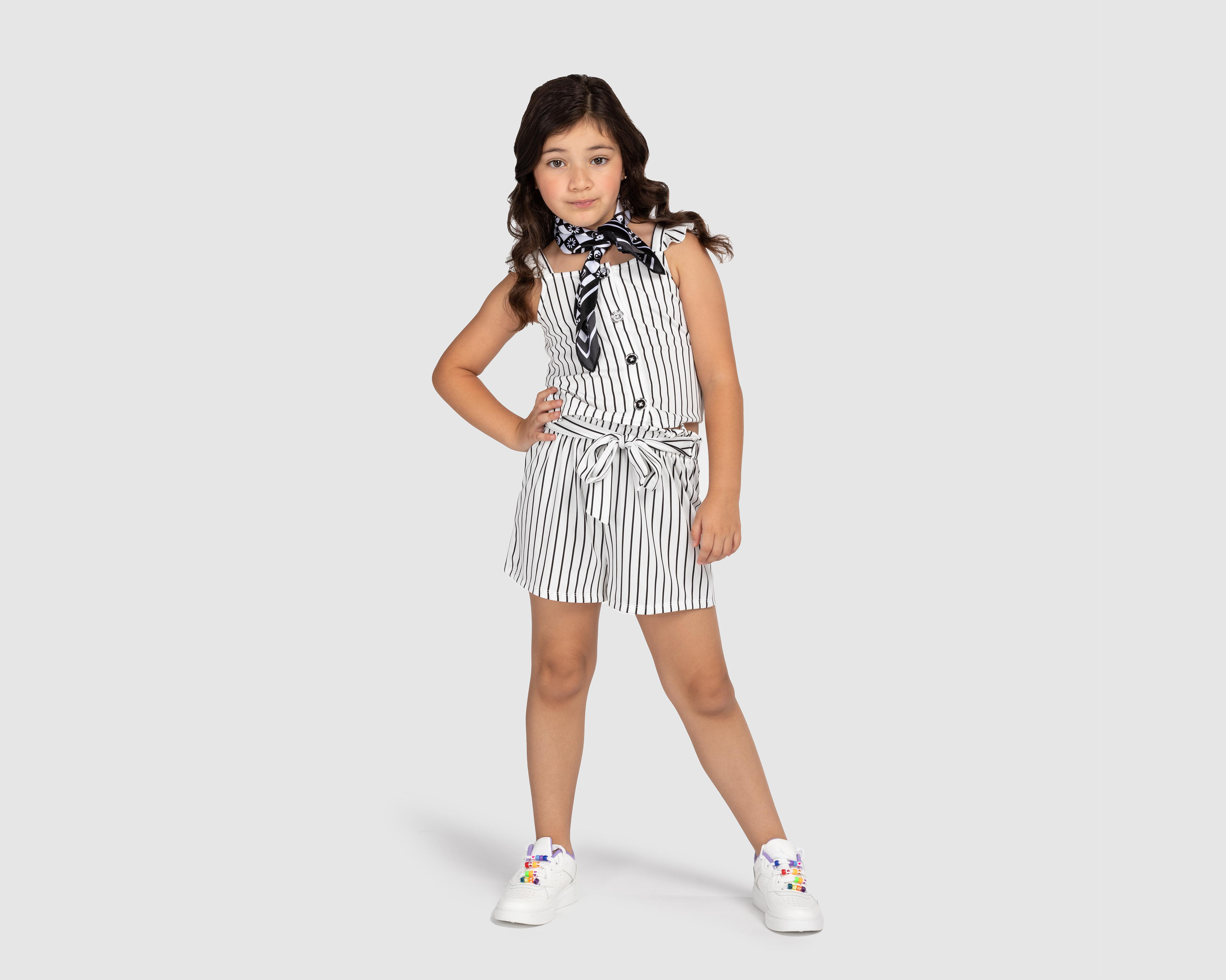 Foto 4 pulgar | Conjunto de Blusa y Short Refill para Niña