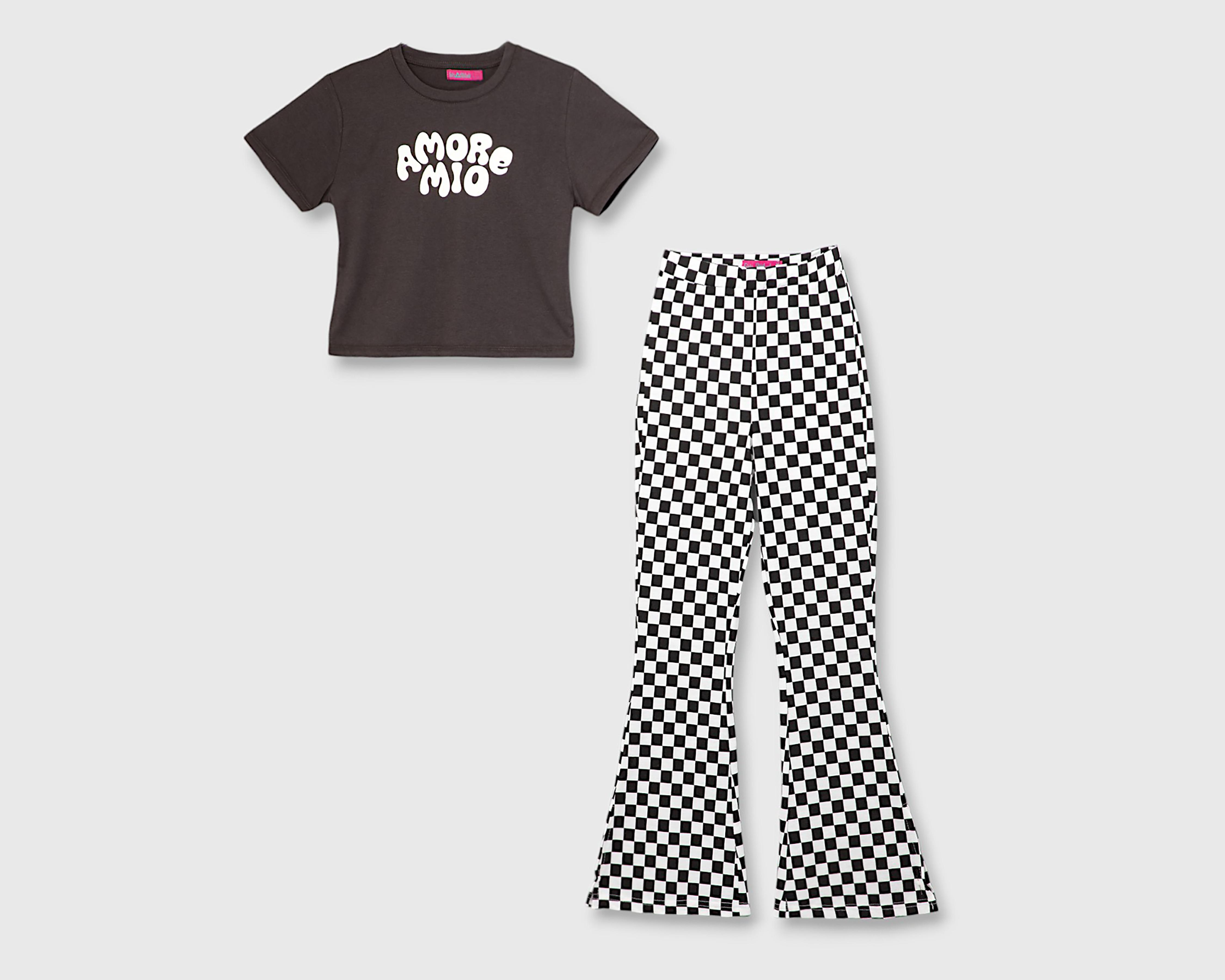 Foto 1 | Conjunto de Playera y Pantalón Girls Attitude para Niña