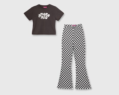 Foto 1 | Conjunto de Playera y Pantalón Girls Attitude para Niña