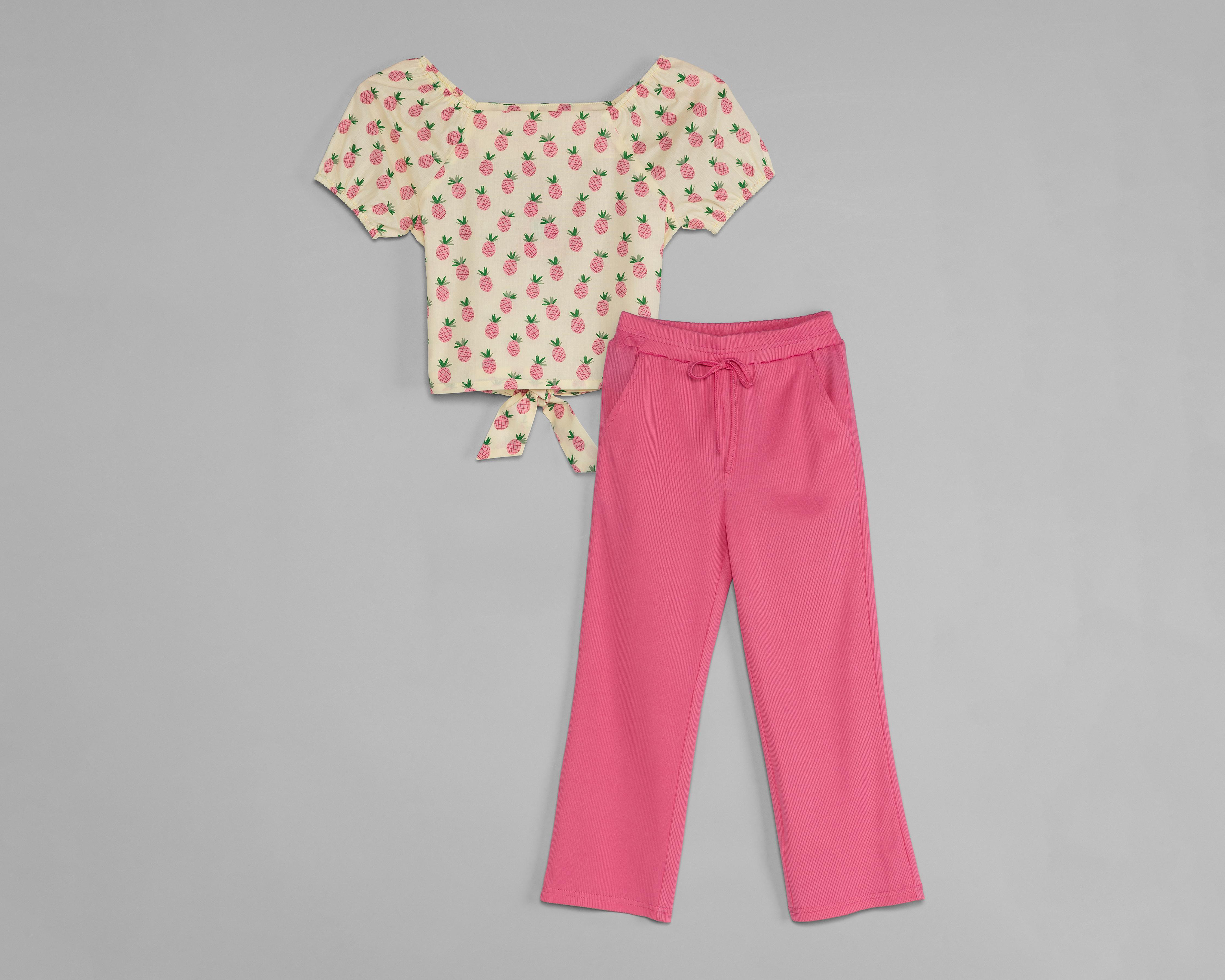 Conjunto de Blusa y Pantalón Girls Attitude para Niña