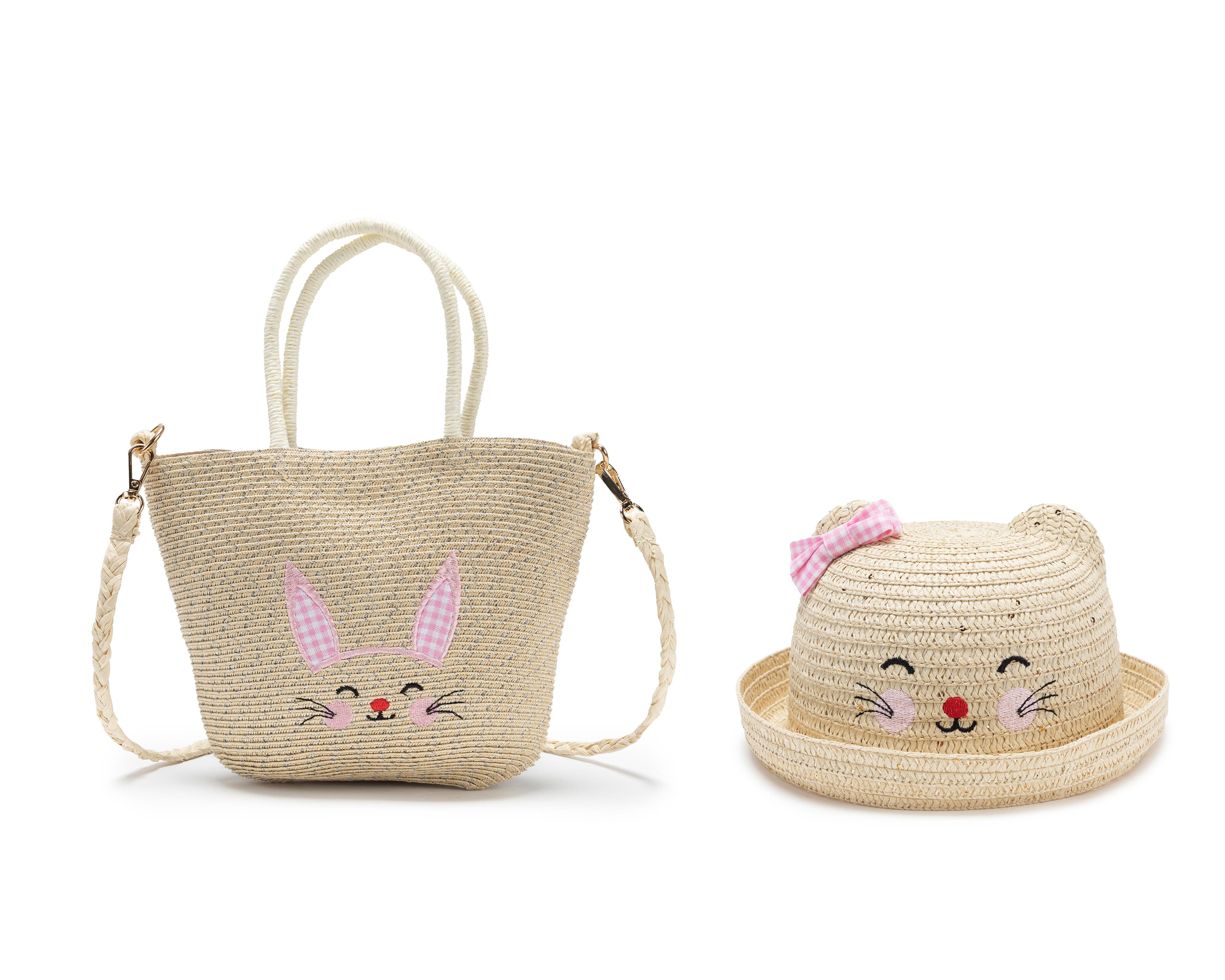 Sombrero y Bolsa Girls Attitude con Bordado $299
