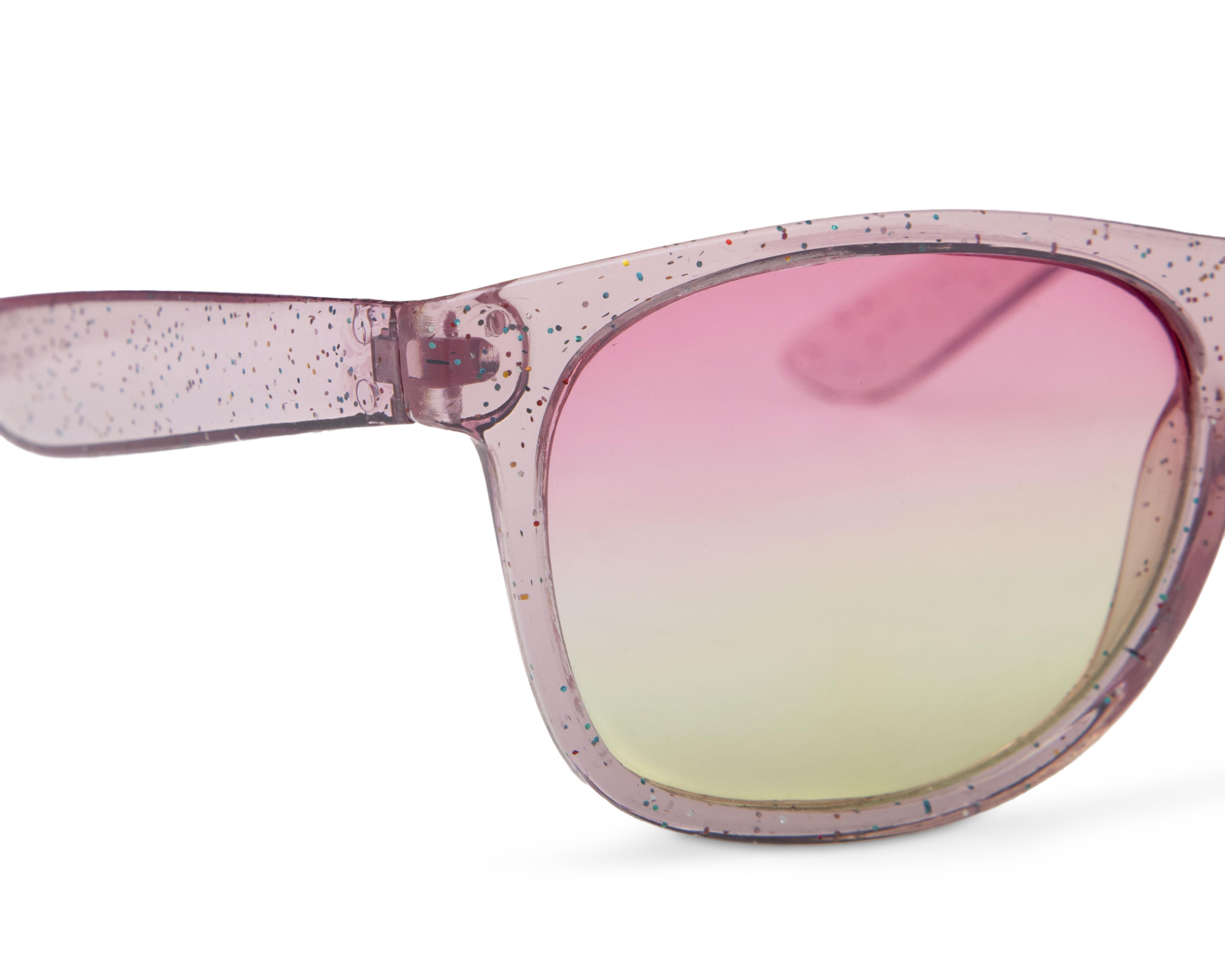 Foto 5 pulgar | Lentes de Sol Girls Attitude Wayfarer Rosa