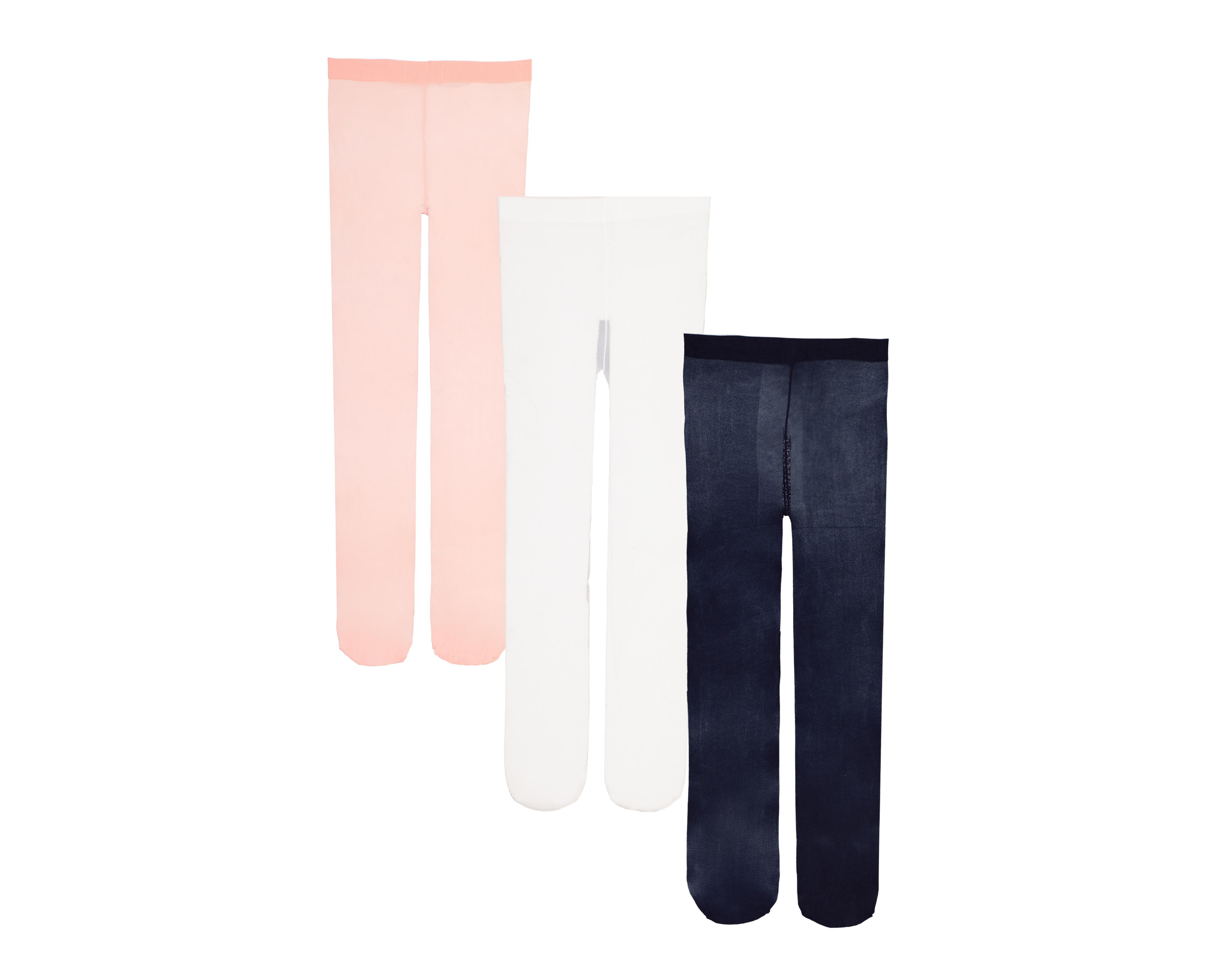 Mallas para Niña Lisas 3 Piezas $119