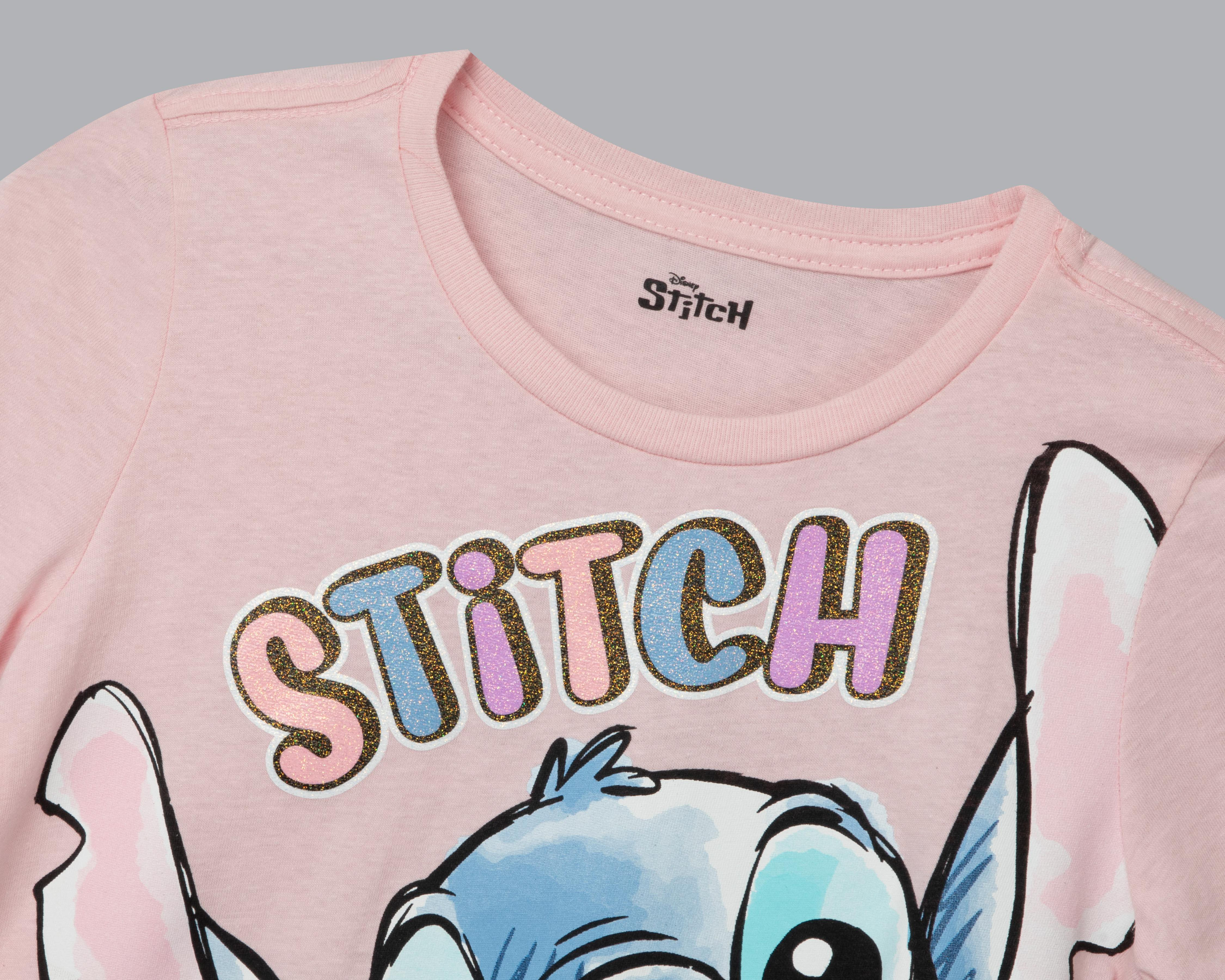 Foto 4 pulgar | Playera Disney Lilo & Stitch para Niña