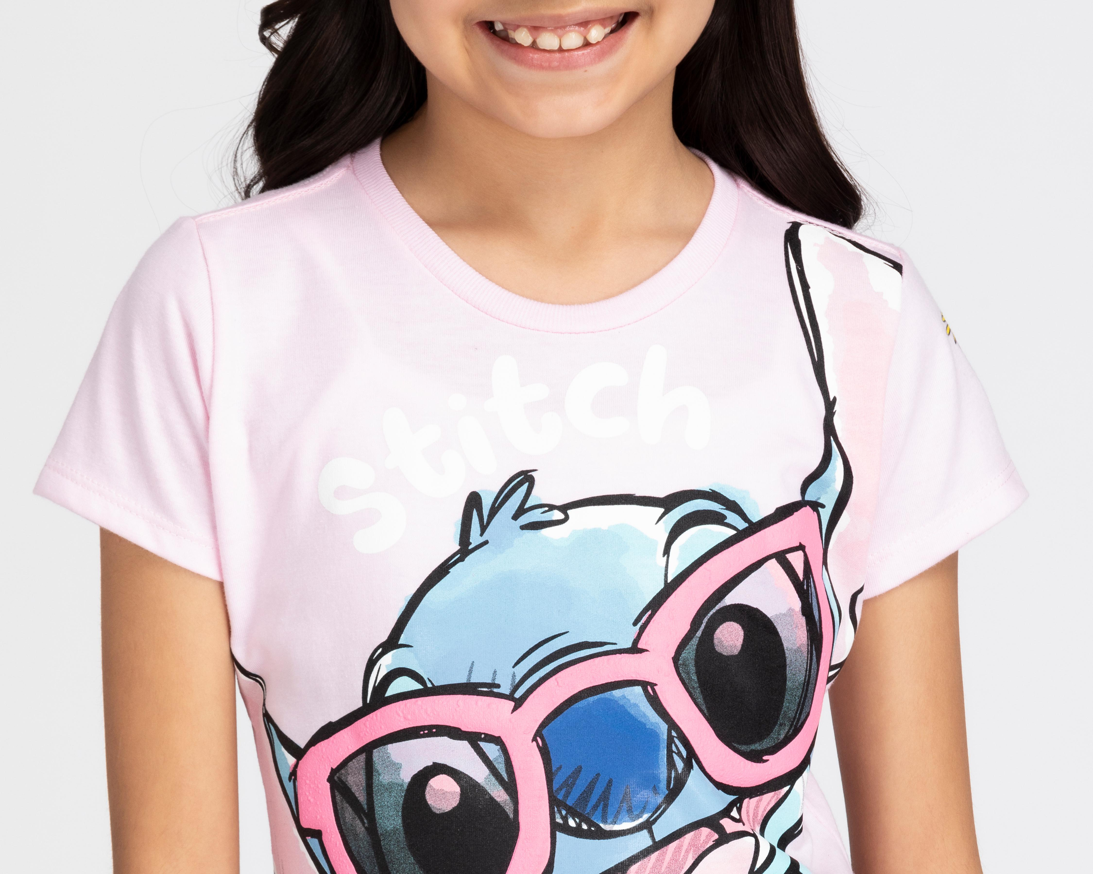 Foto 4 | Playera Disney Lilo & Stitch para Niña