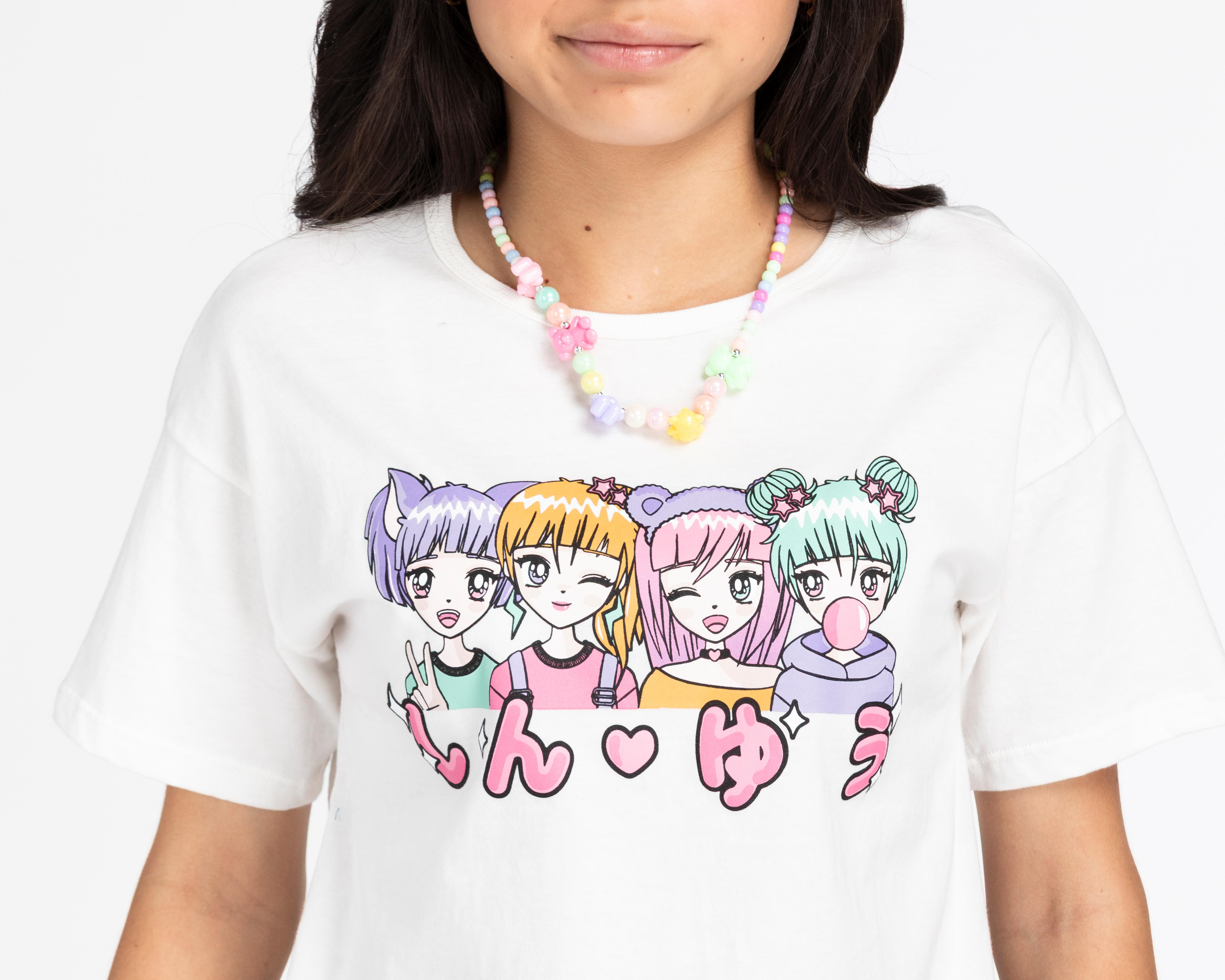 Foto 5 pulgar | Playera Girls Attitude Manga Corta para Niña