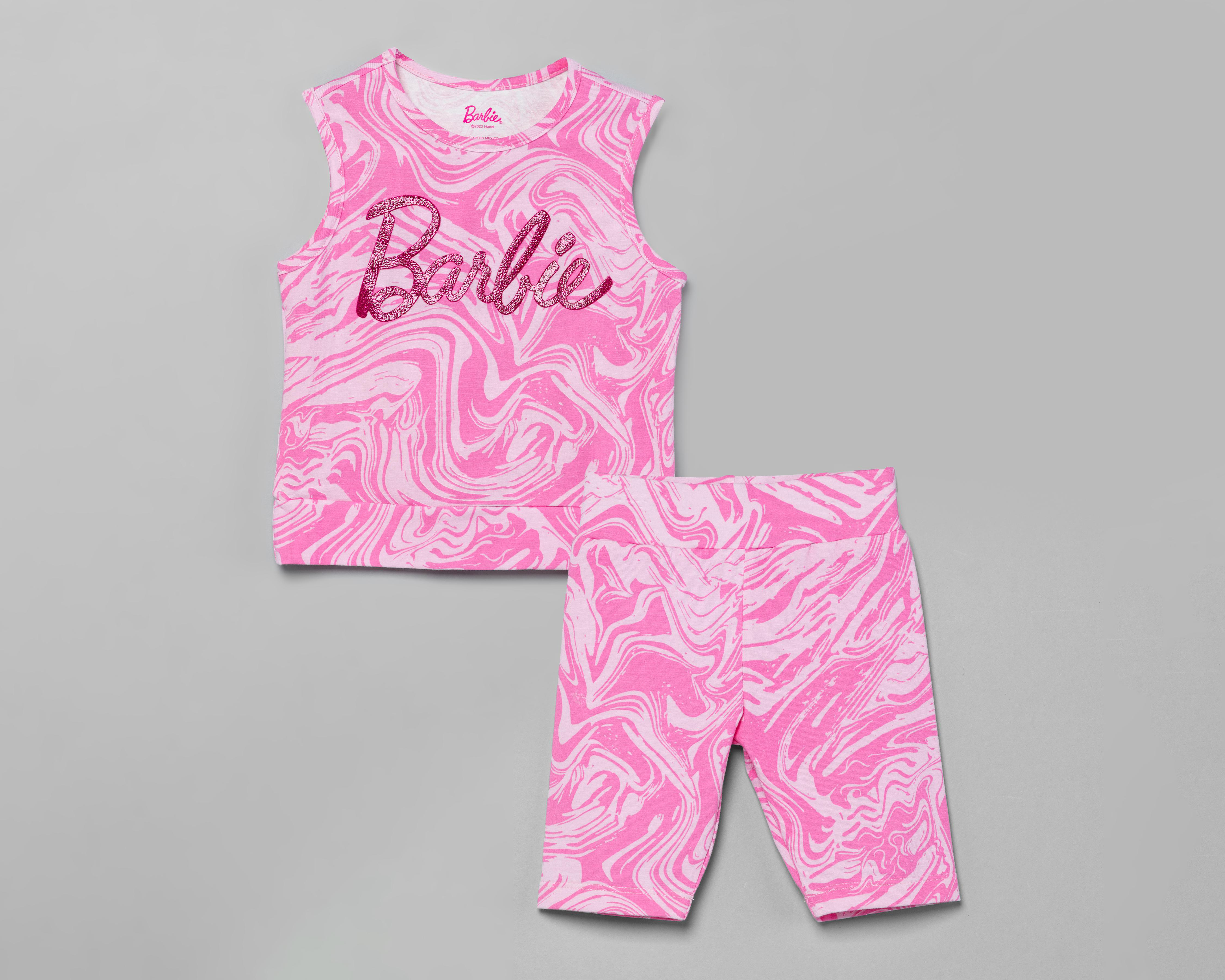 Conjunto de Short y Playera Barbie Juvenil $299