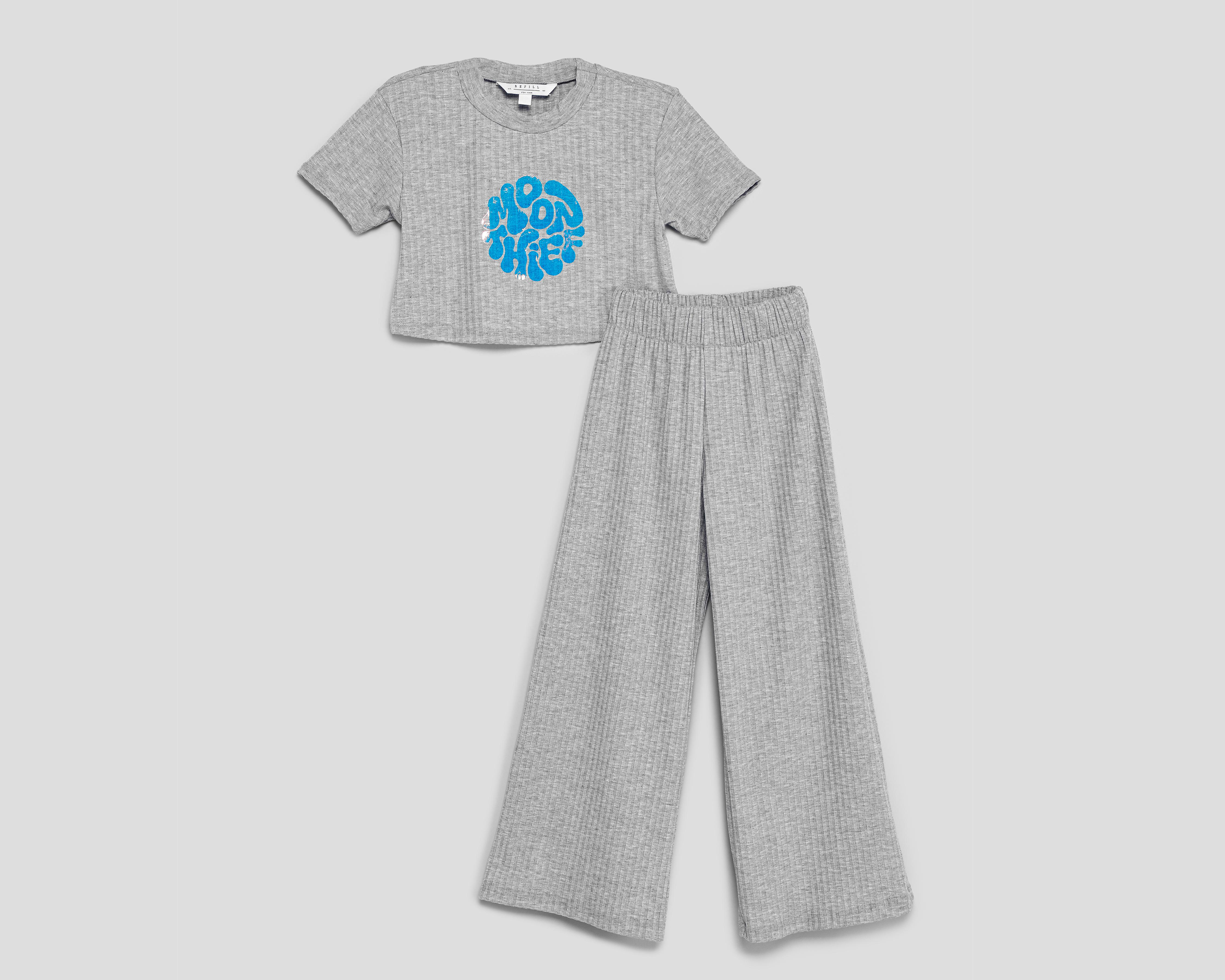 Foto 2 pulgar | Conjunto de Playera y Pantalón Refill para Niña