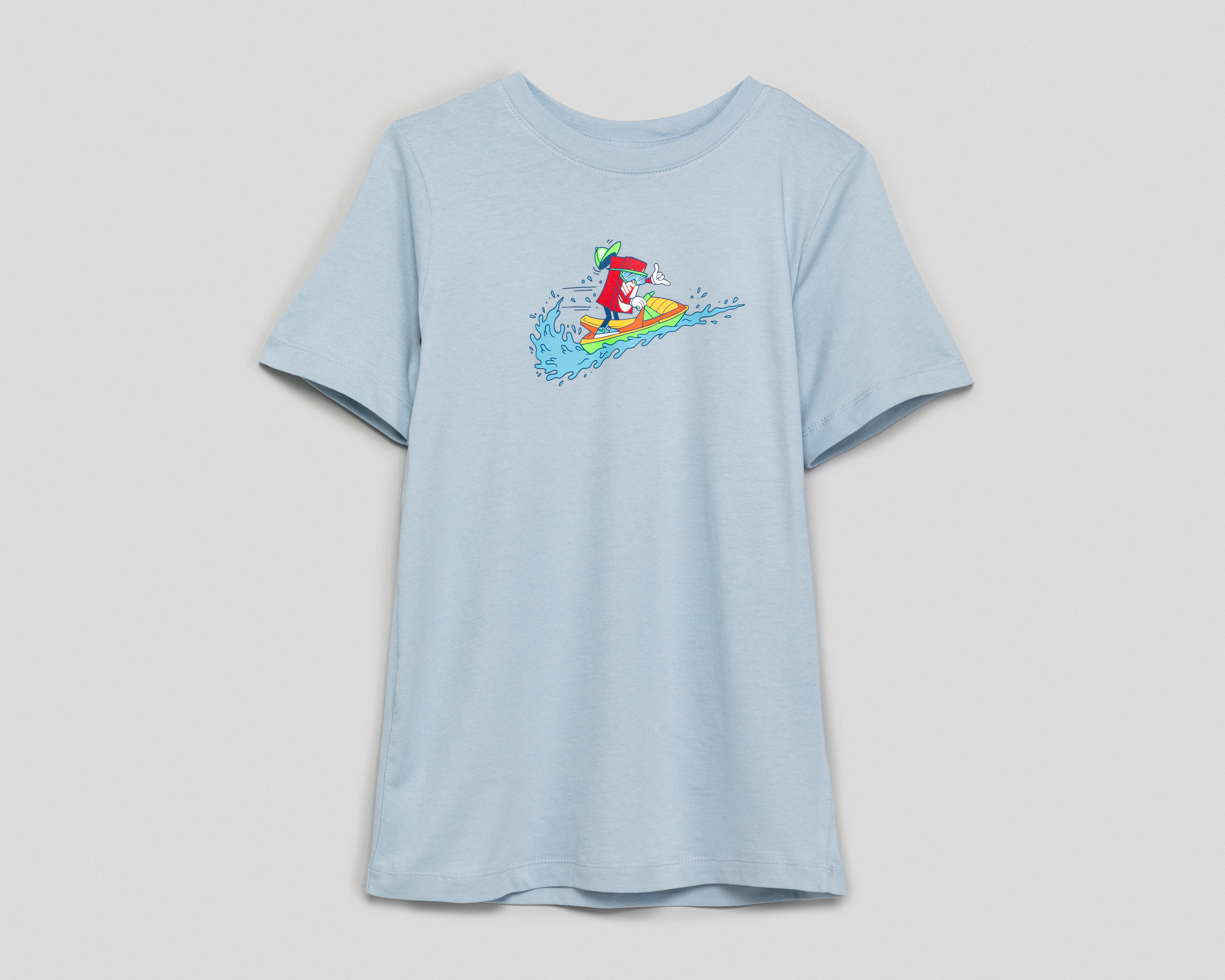Foto 2 pulgar | Playera Nike Sportswear Manga Corta Estampada para Niña
