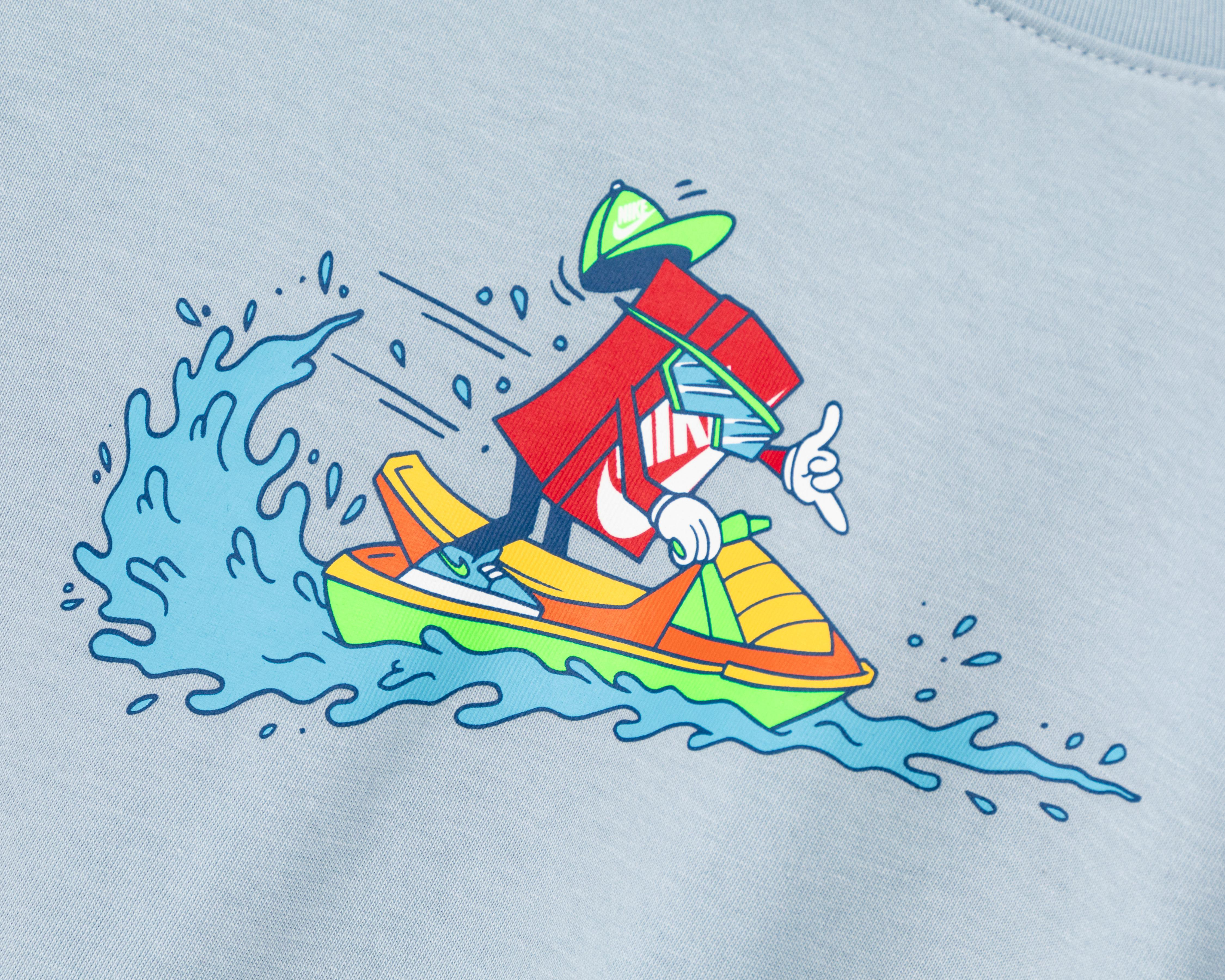 Foto 4 pulgar | Playera Nike Sportswear Manga Corta Estampada para Niña