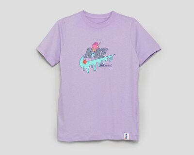 Foto 1 | Playera Nike Sportswear Manga Corta Estampada para Niña